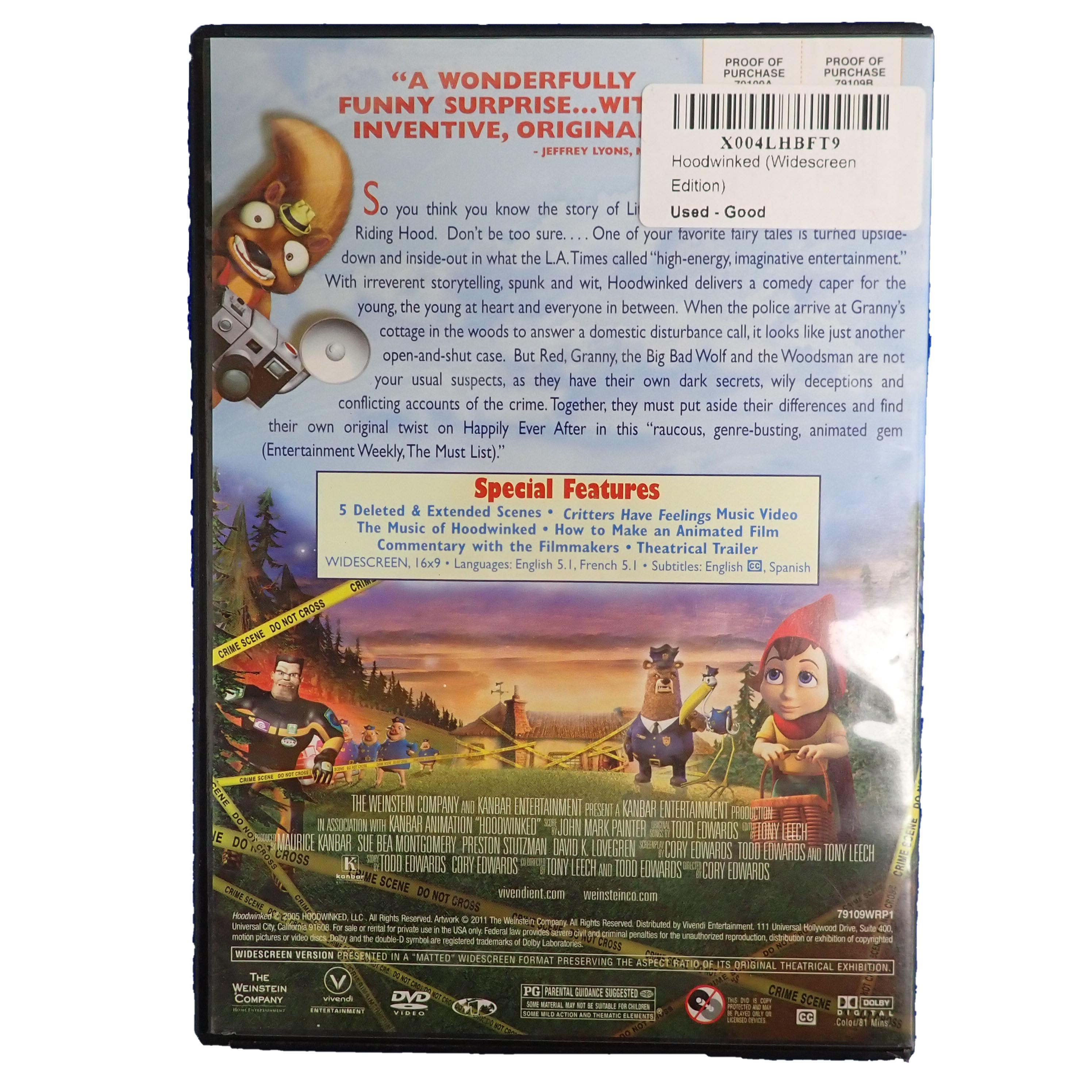 Hoodwinked (Widescreen Edition) - [DVD]