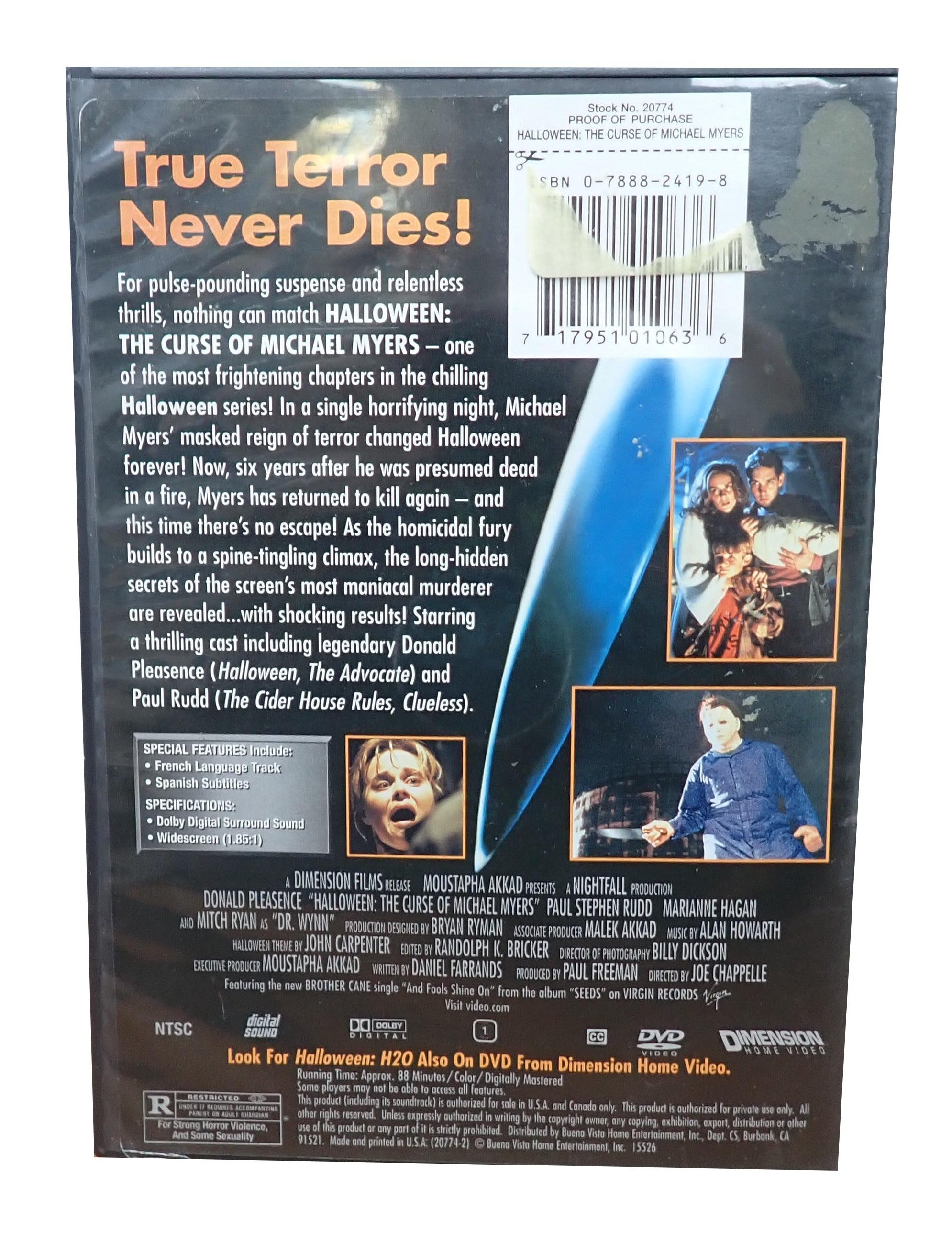 Halloween: The Curse of Michael Myers - [DVD] (Pre-Owned)