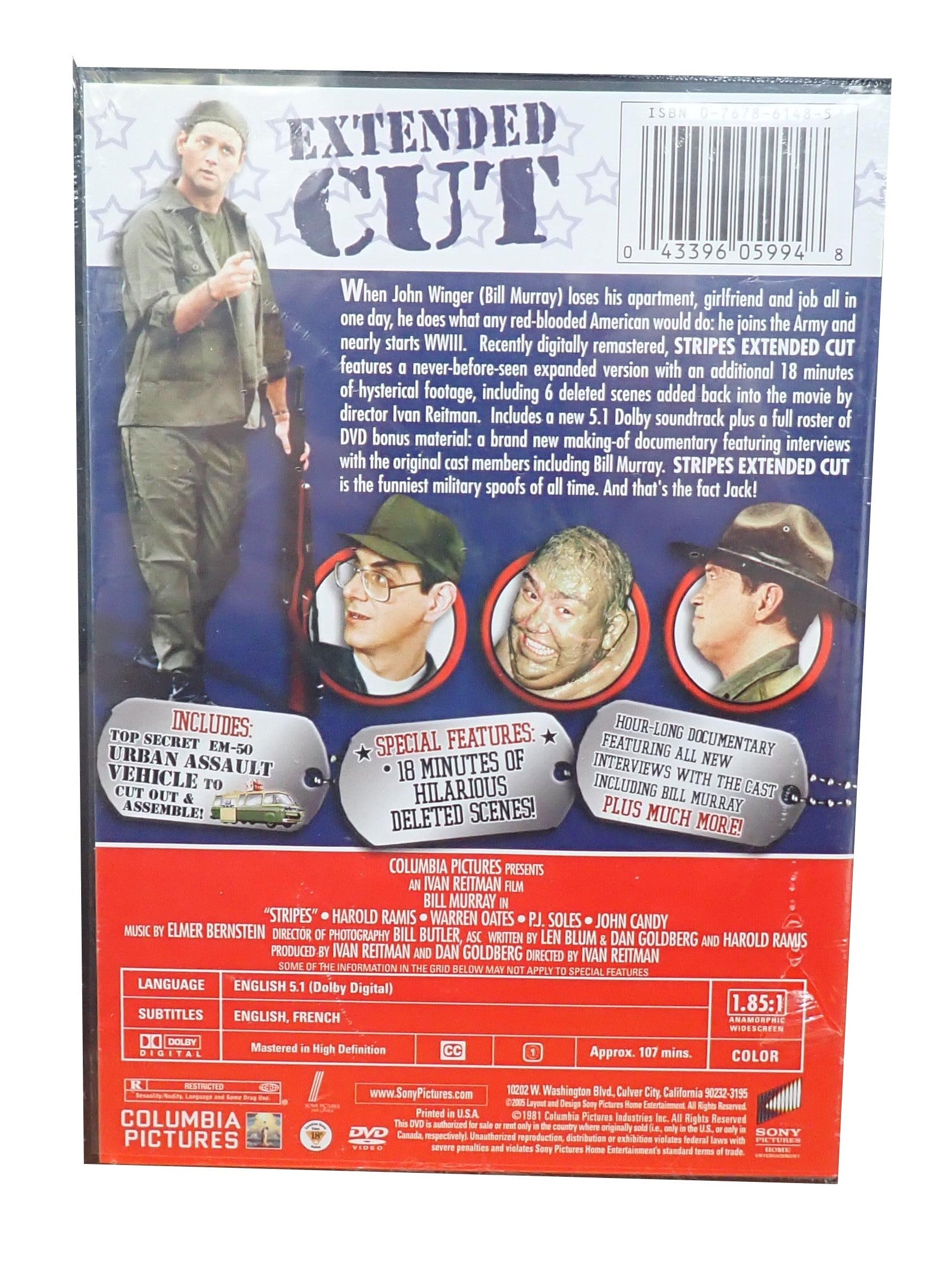 Bill Murray's Stripes - SEALED [DVD] (Pre-Owned)