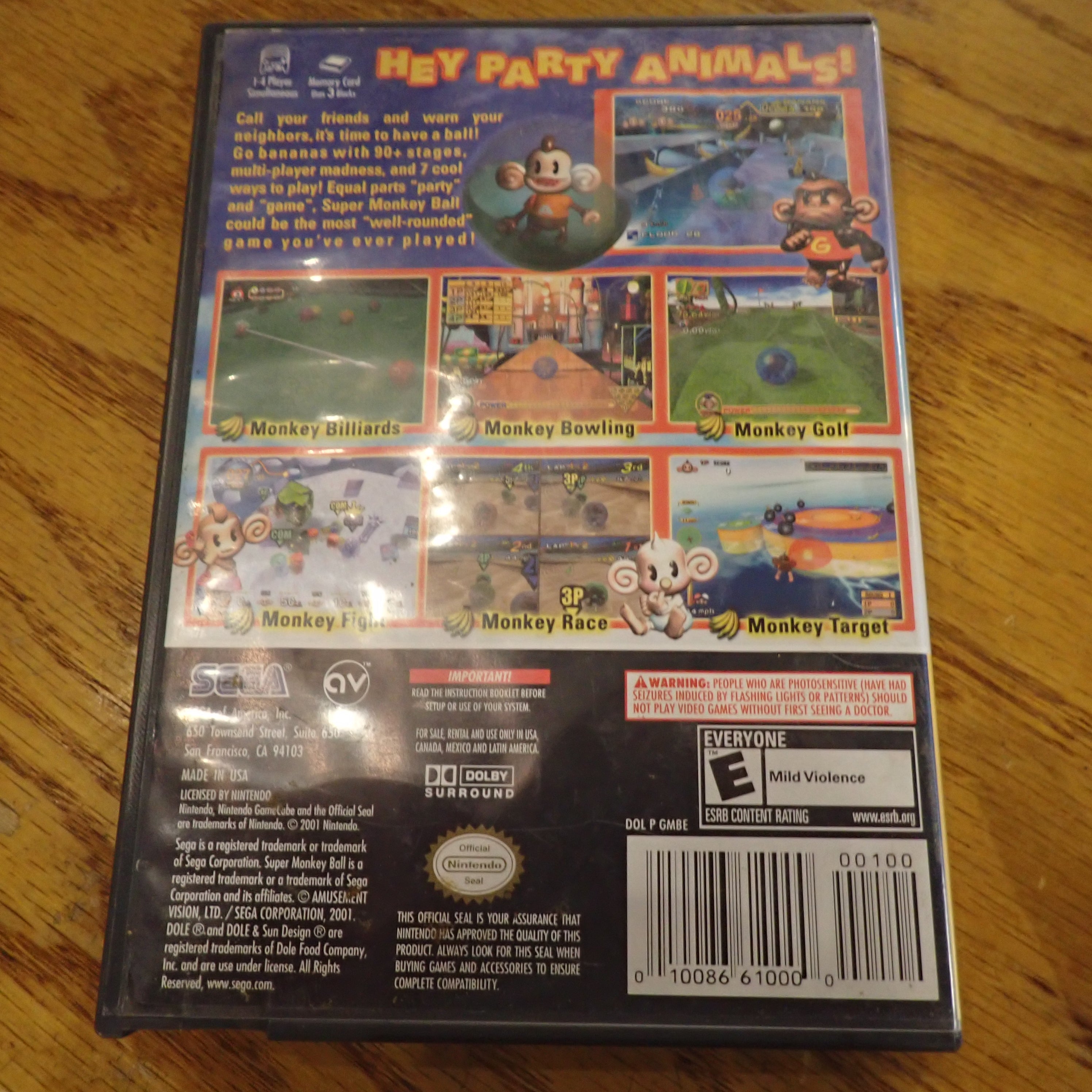 Super Monkey Ball(Player's Choice) - Gamecube