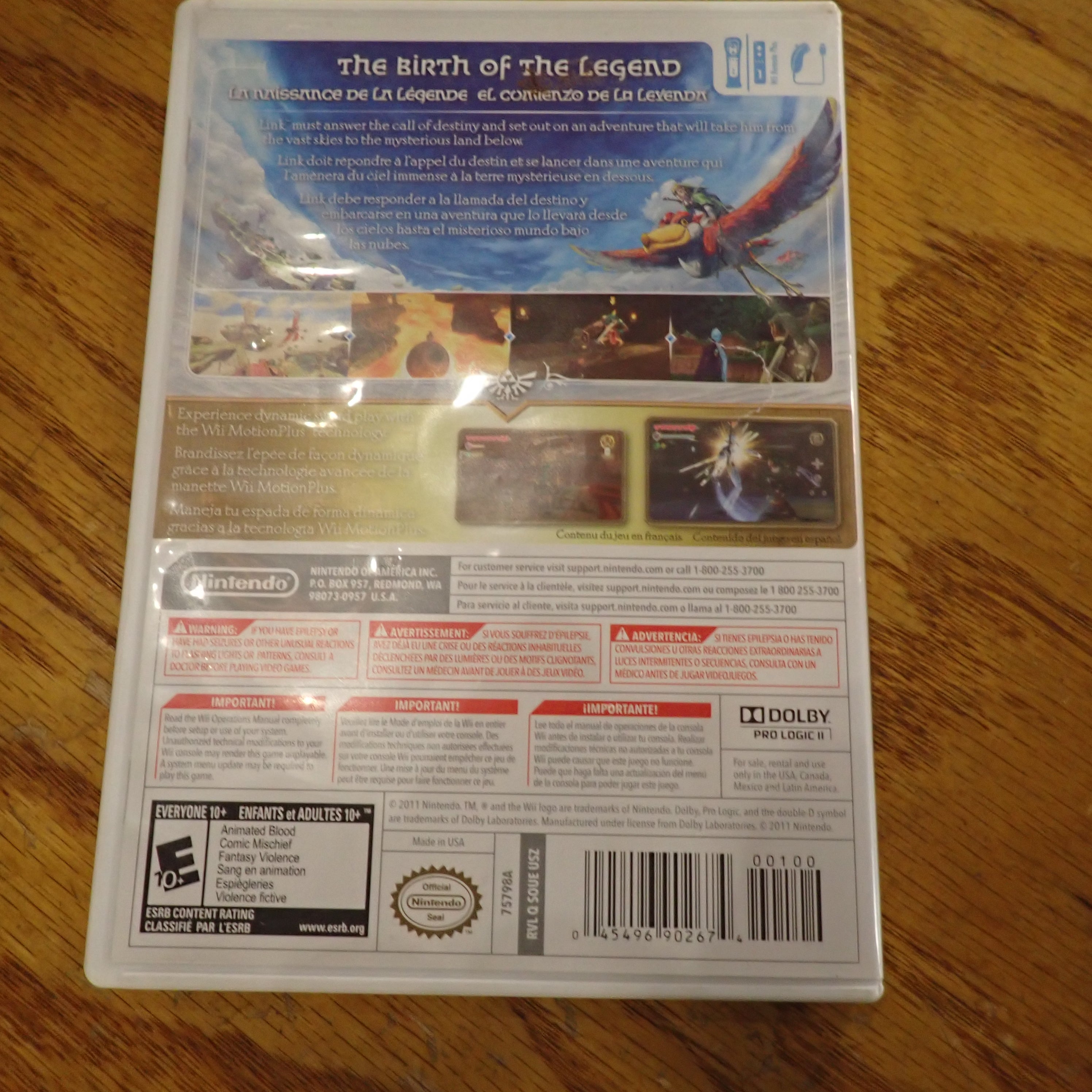 Zelda Skyward Sword [Soundtrack Bundle] - Wii