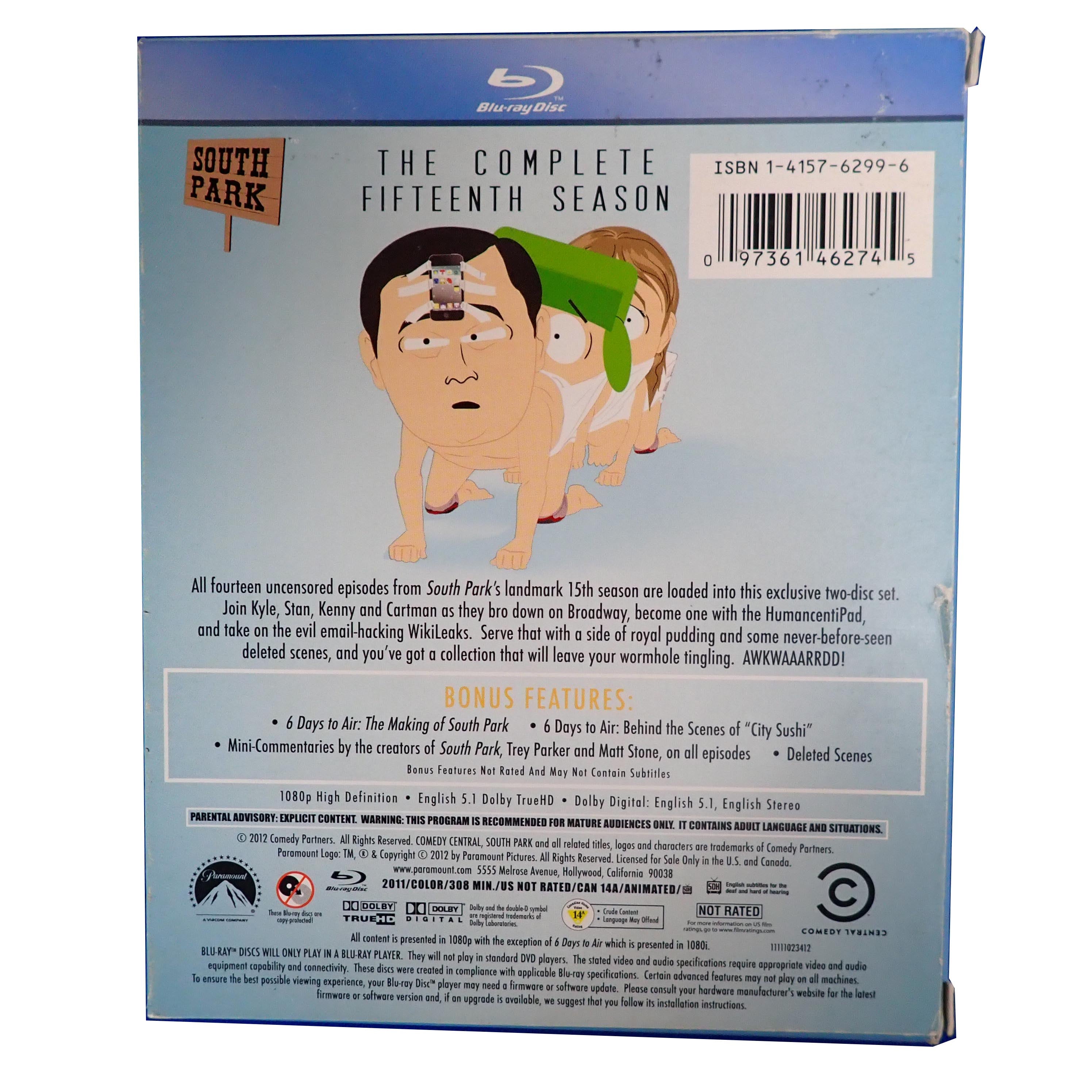 South Park: The Complete Fifteenth Season - [Blu-Ray]