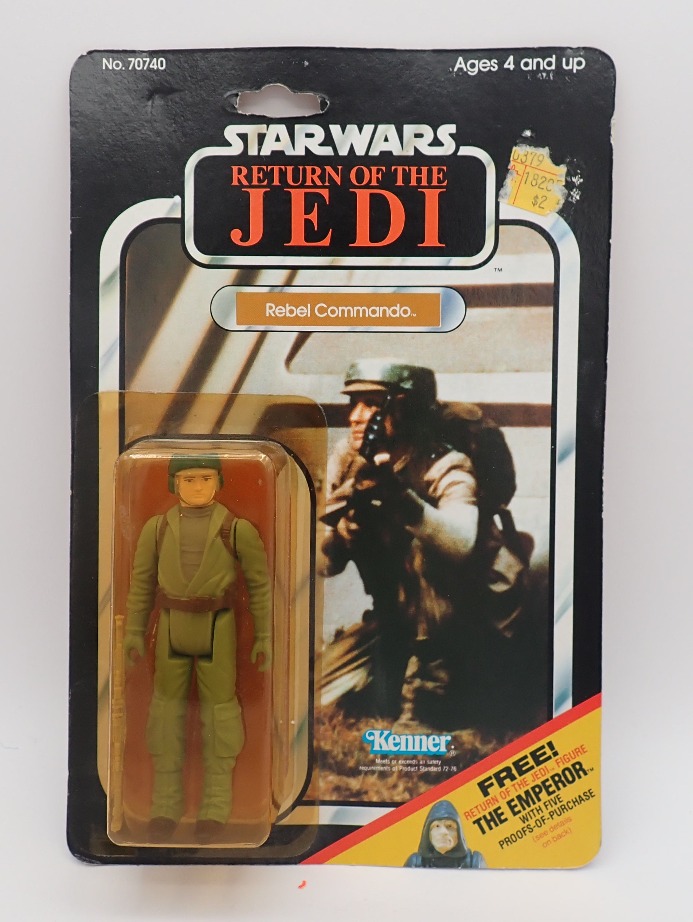 Rebel Commando [1983] - 65 Figure Card Back