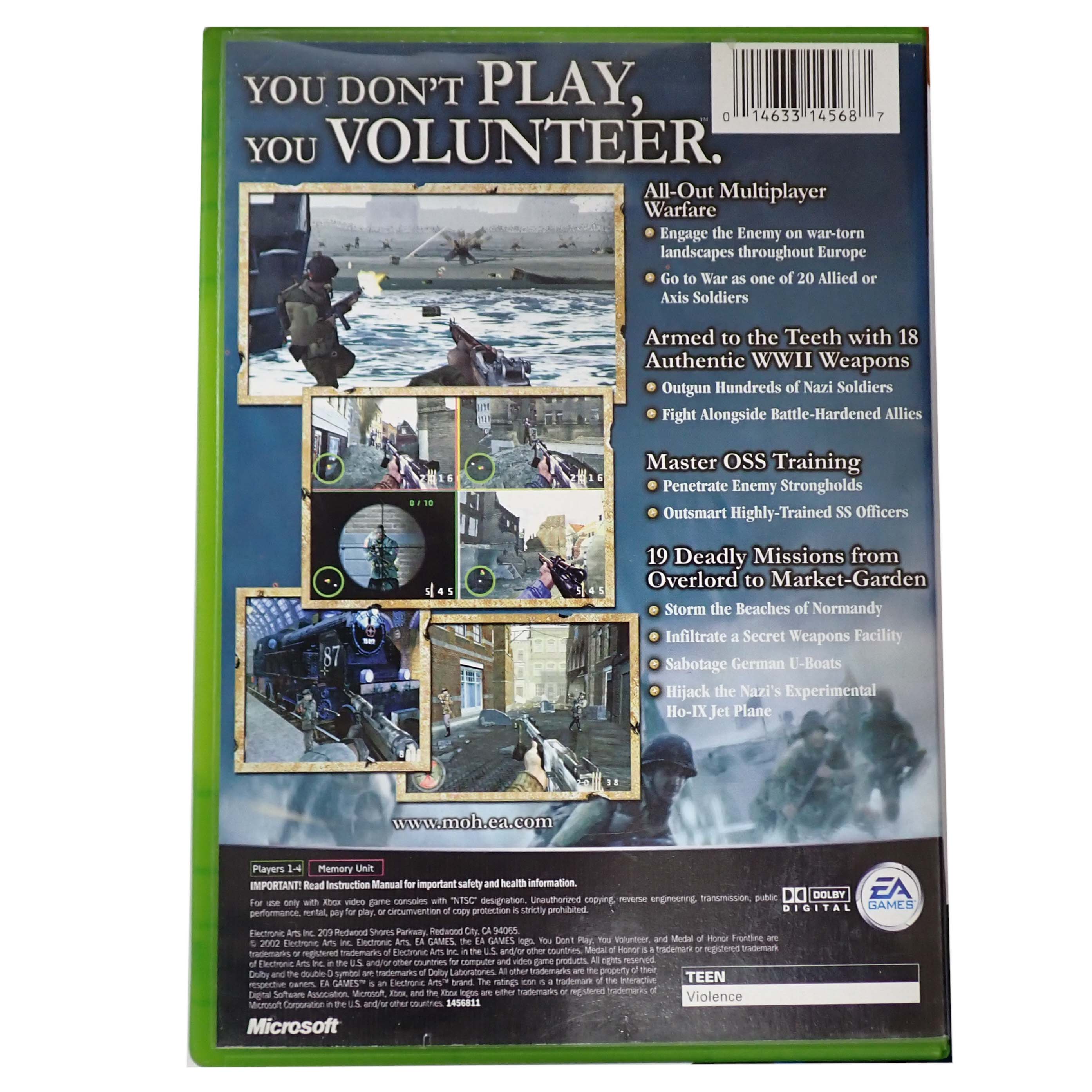 Medal of Honor Frontline - Xbox