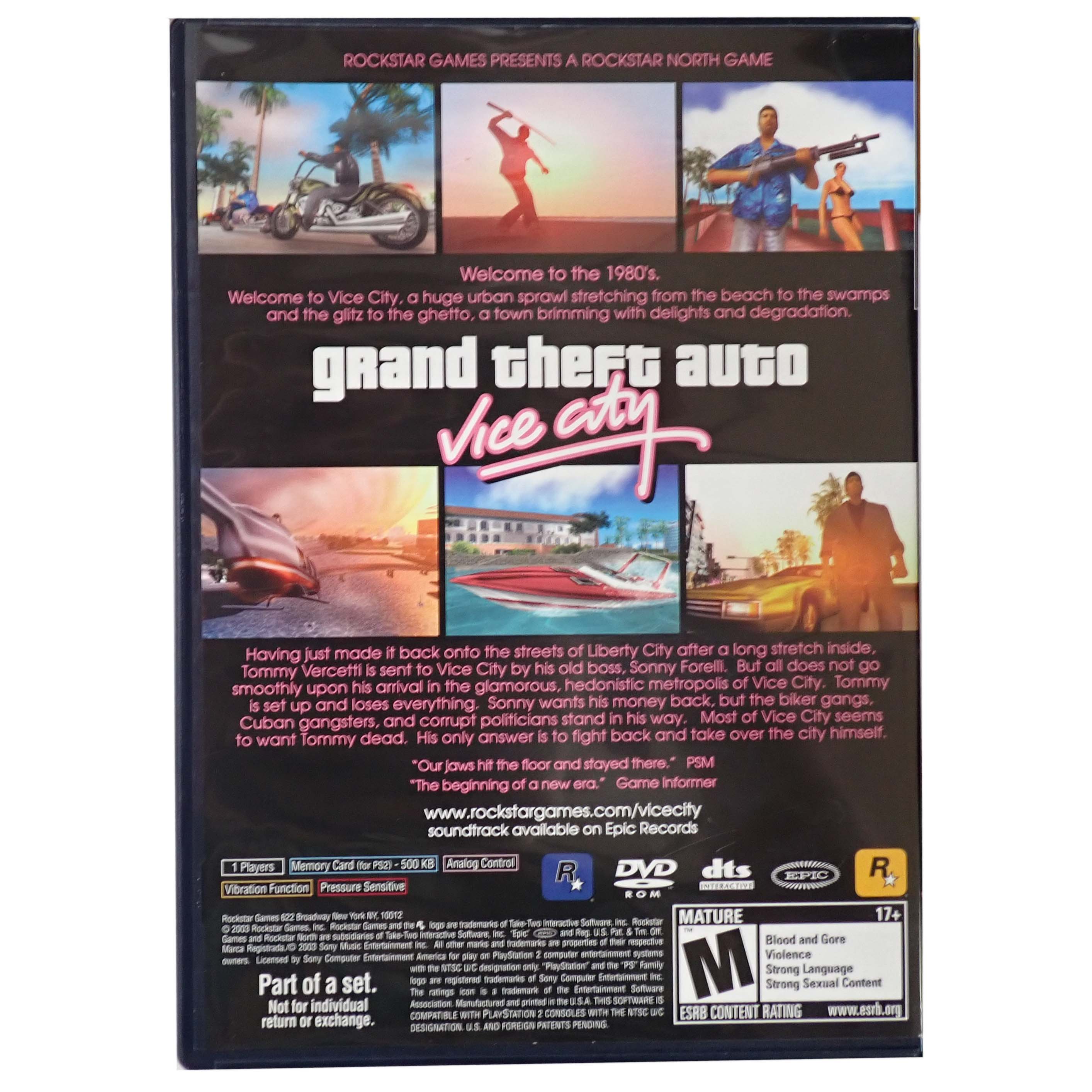 Grand Theft Auto Vice City - PS2