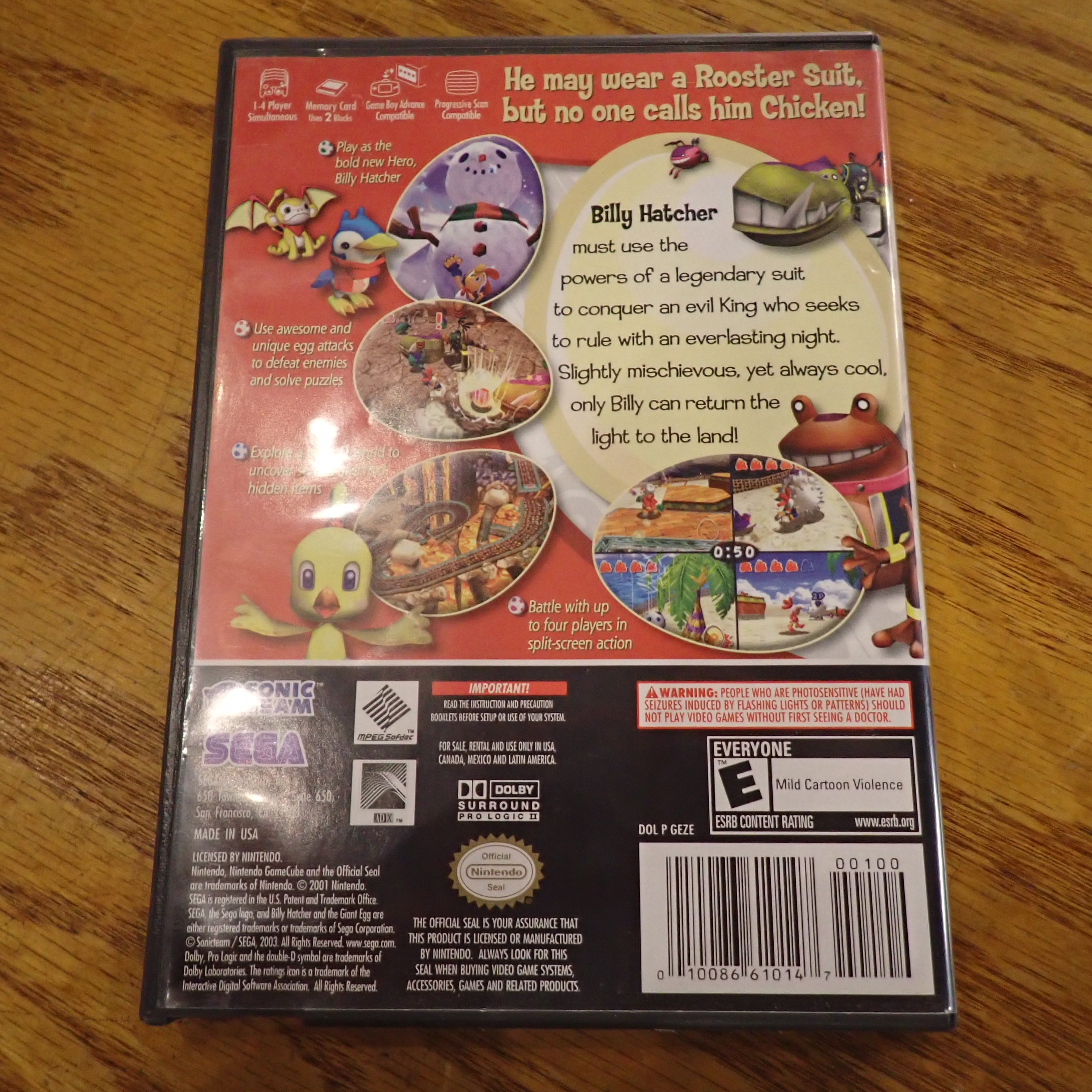 Billy Hatcher and the Giant Egg - Gamecube