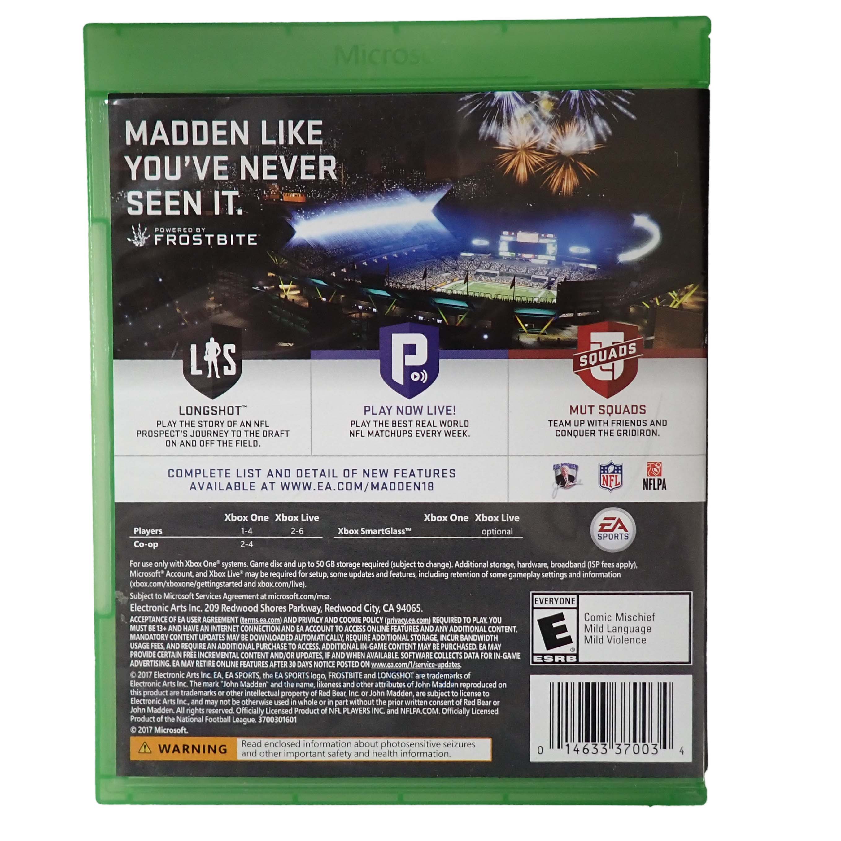 Madden NFL 18 - Xbox One