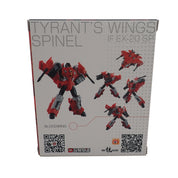 Tyrant's Wings Spinel & Upgrade Parts Set - Iron Factory [Pre-Owned]