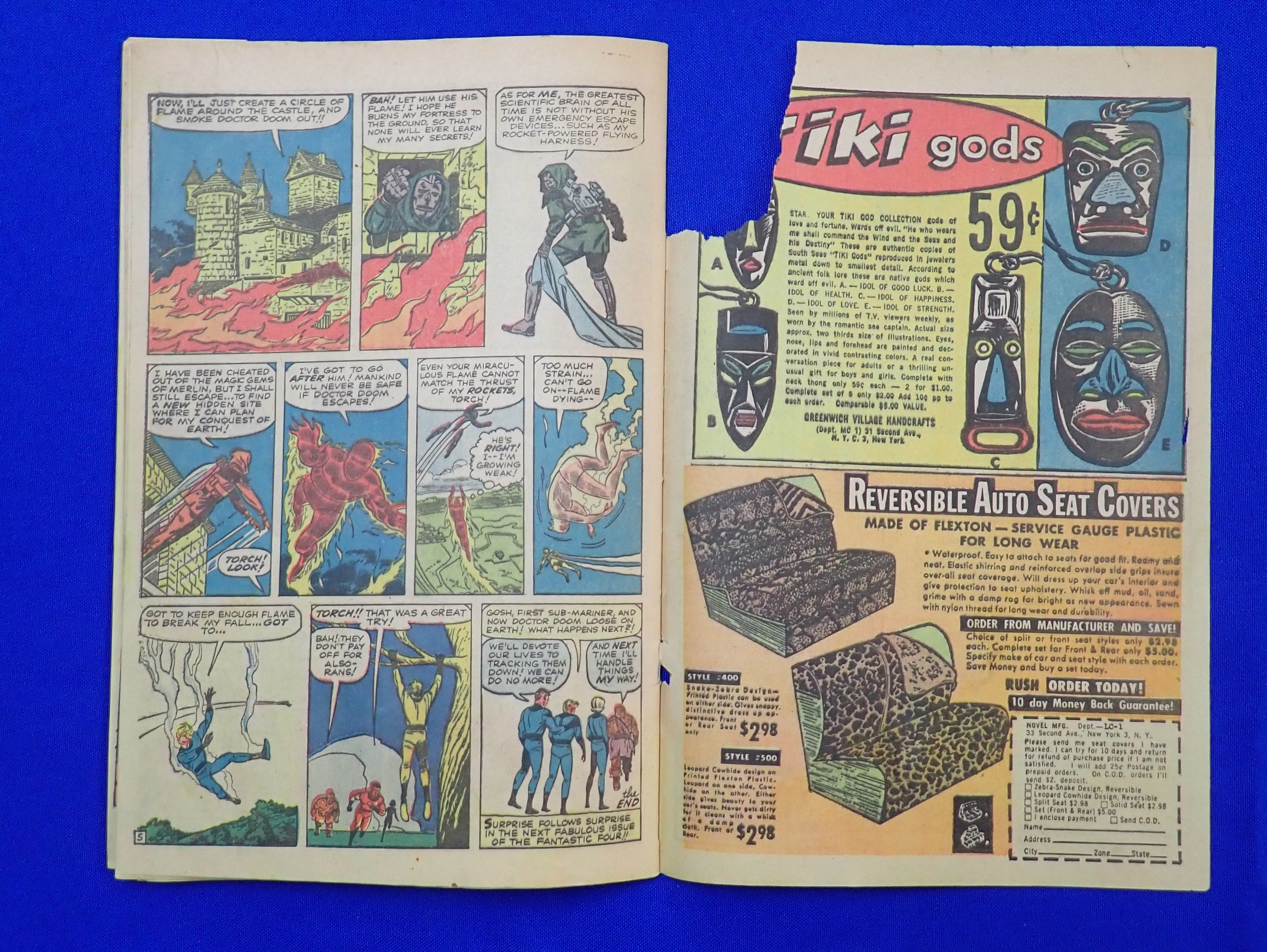 Fantastic Four #5 (1962) - Poor (0.5) - 1st App. & Origin of Dr.Doom