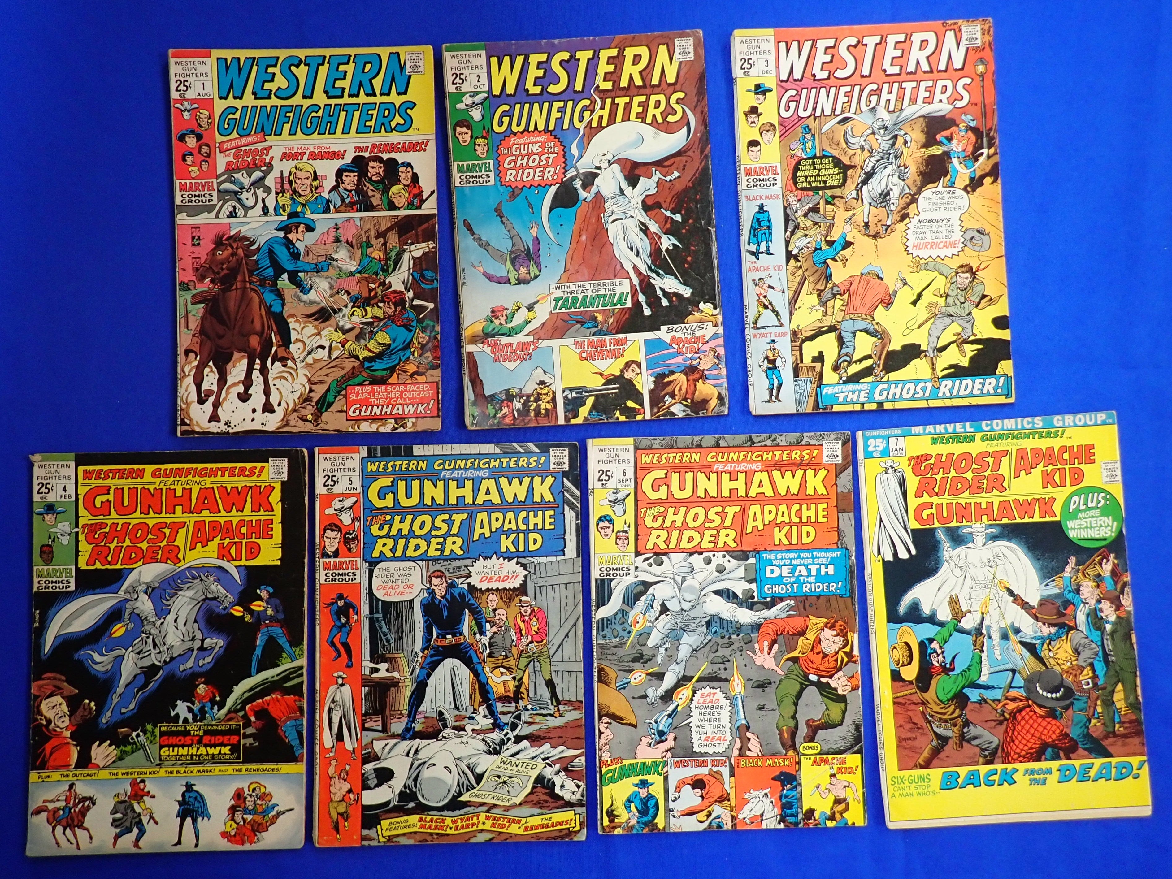 Ghost Rider (Western) #1-7 (1967) & Western Gunfighters #1-7 (1970) - (3.0/5.5) - Comic Issue Set