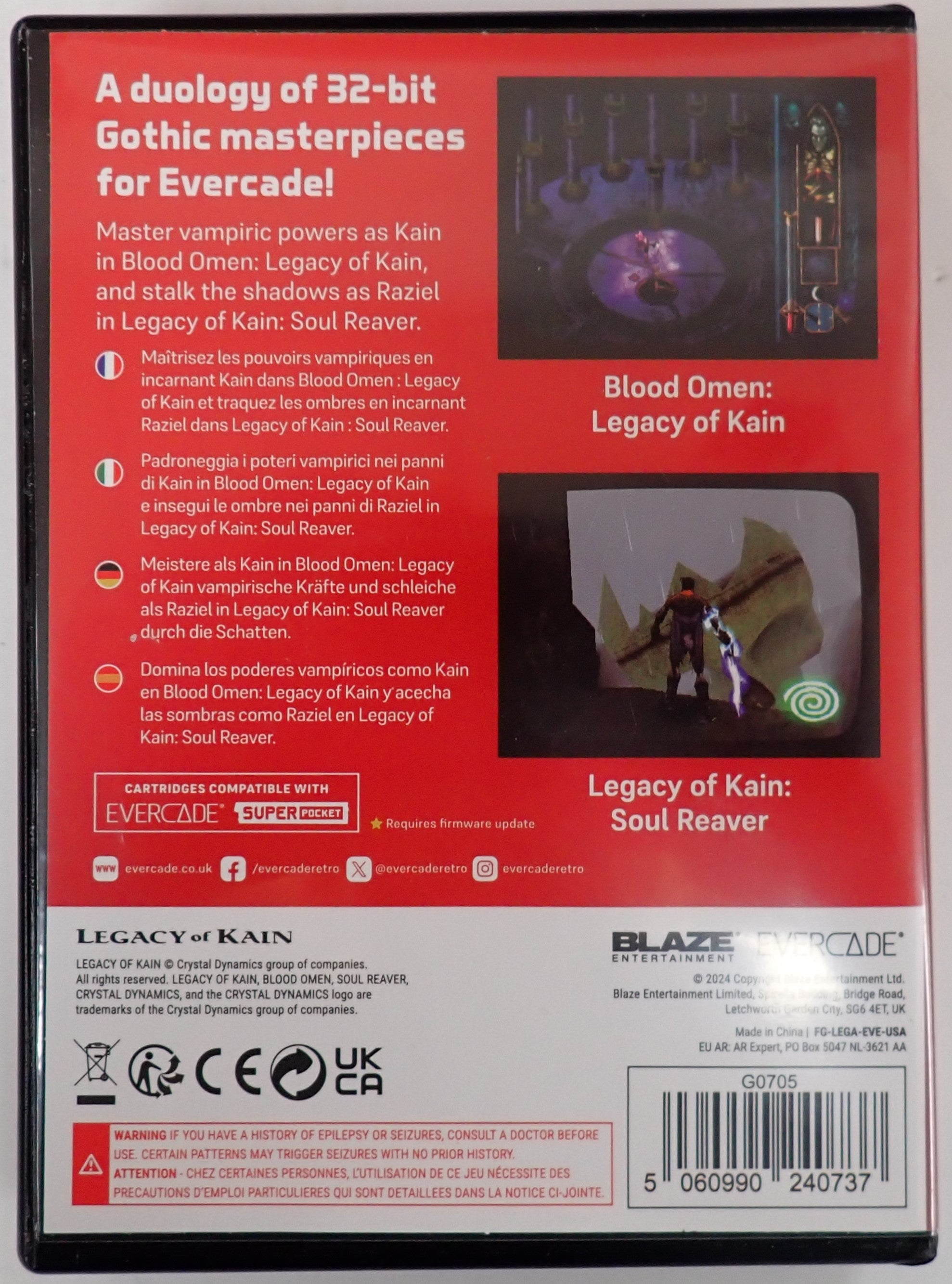 Legacy of Kain/Soul Reaver - Evercade