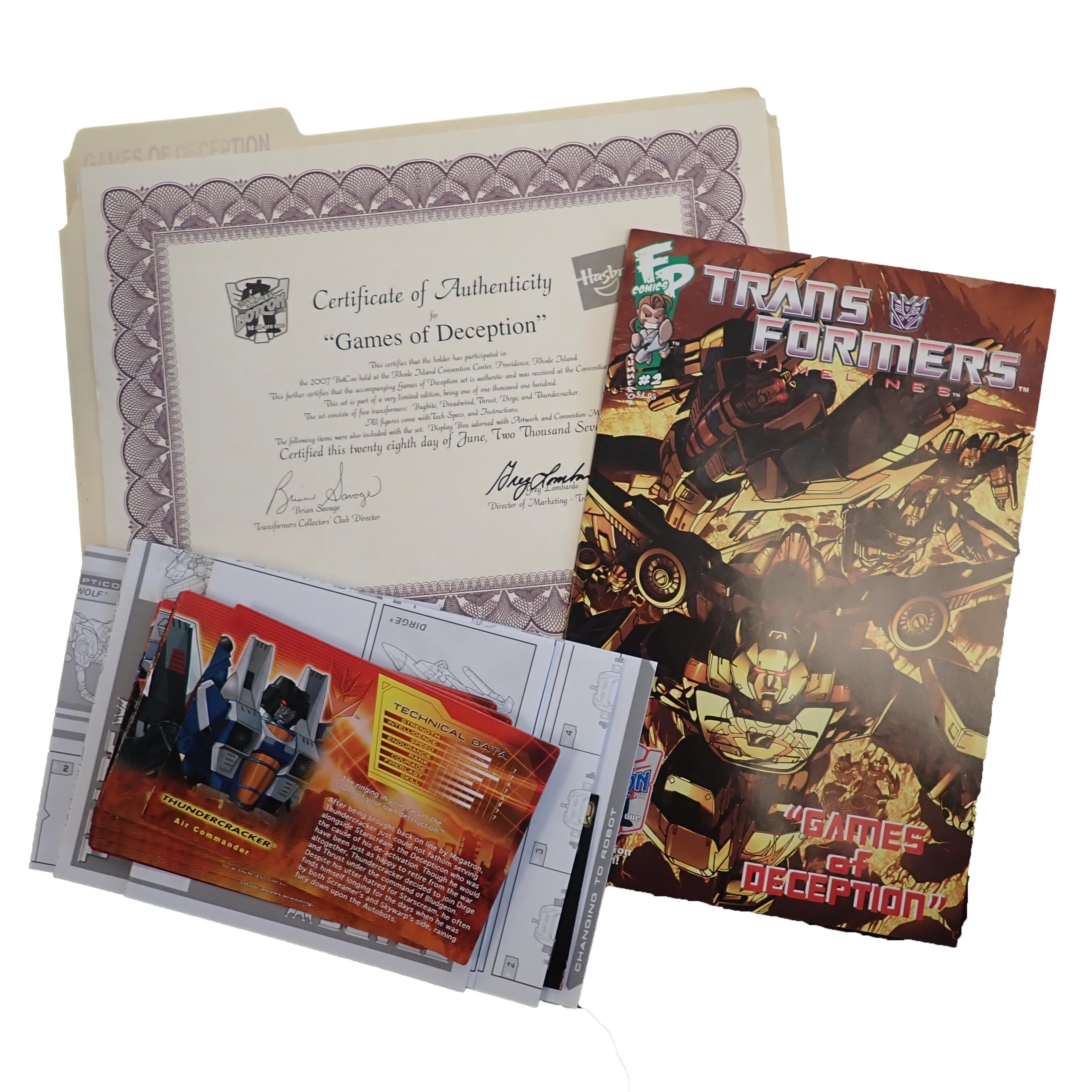 Transformers Timelines Games of Deception [Pre-Owned]