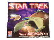 Star Trek 3-Piece Adversary Set - AMT Model Kit [Pre-Owned]