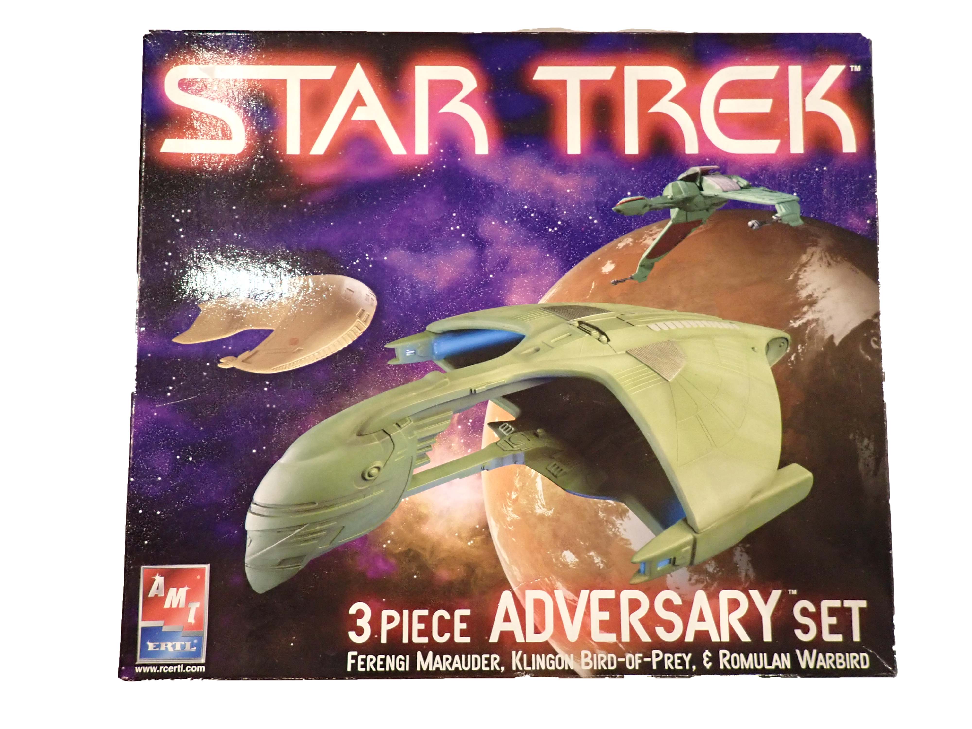 Star Trek 3-Piece Adversary Set - AMT Model Kit [Pre-Owned]