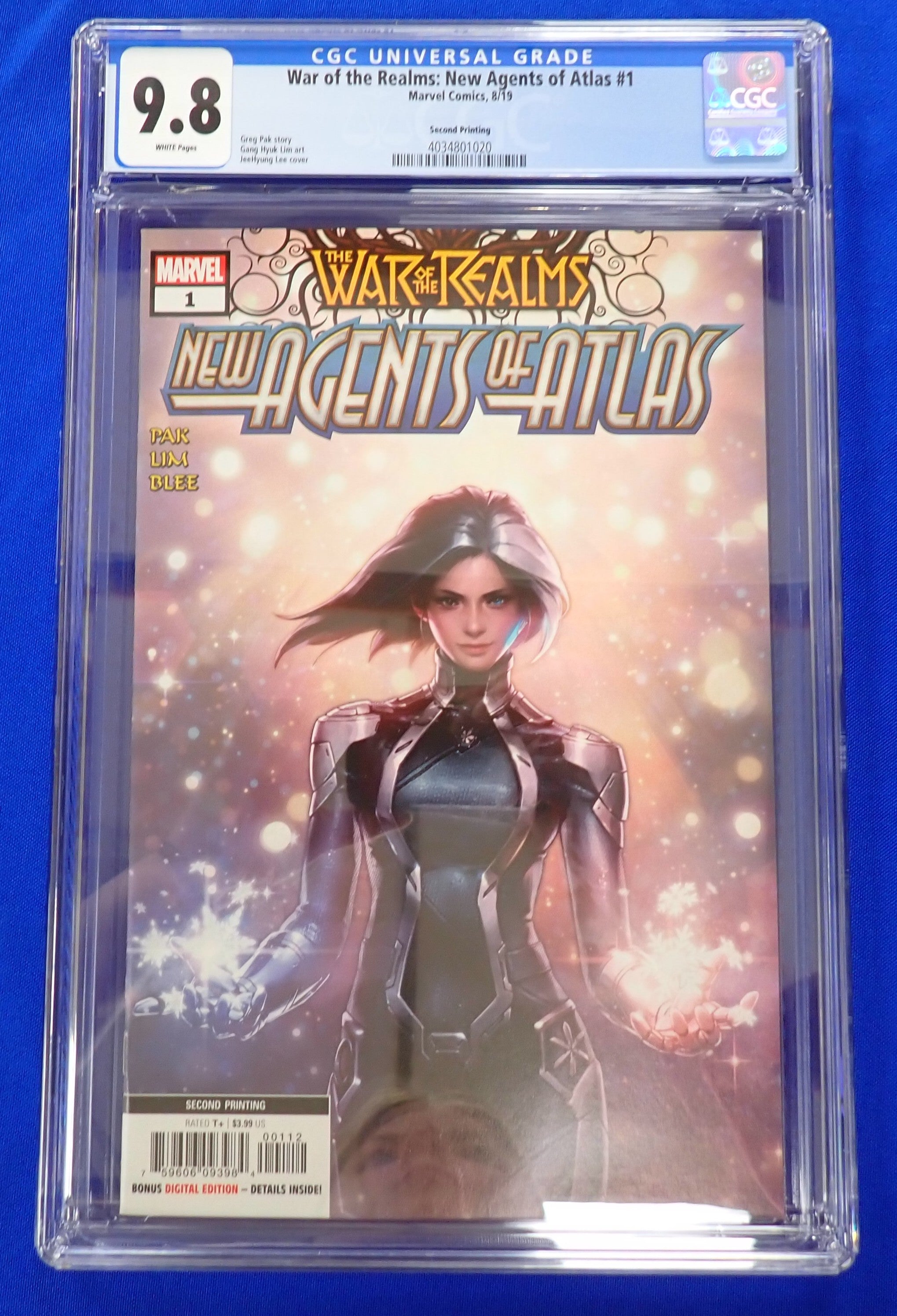 War of Realms: New Agents of Atlas #1 (2019) - CGC 9.8 - 2nd Printing Variant