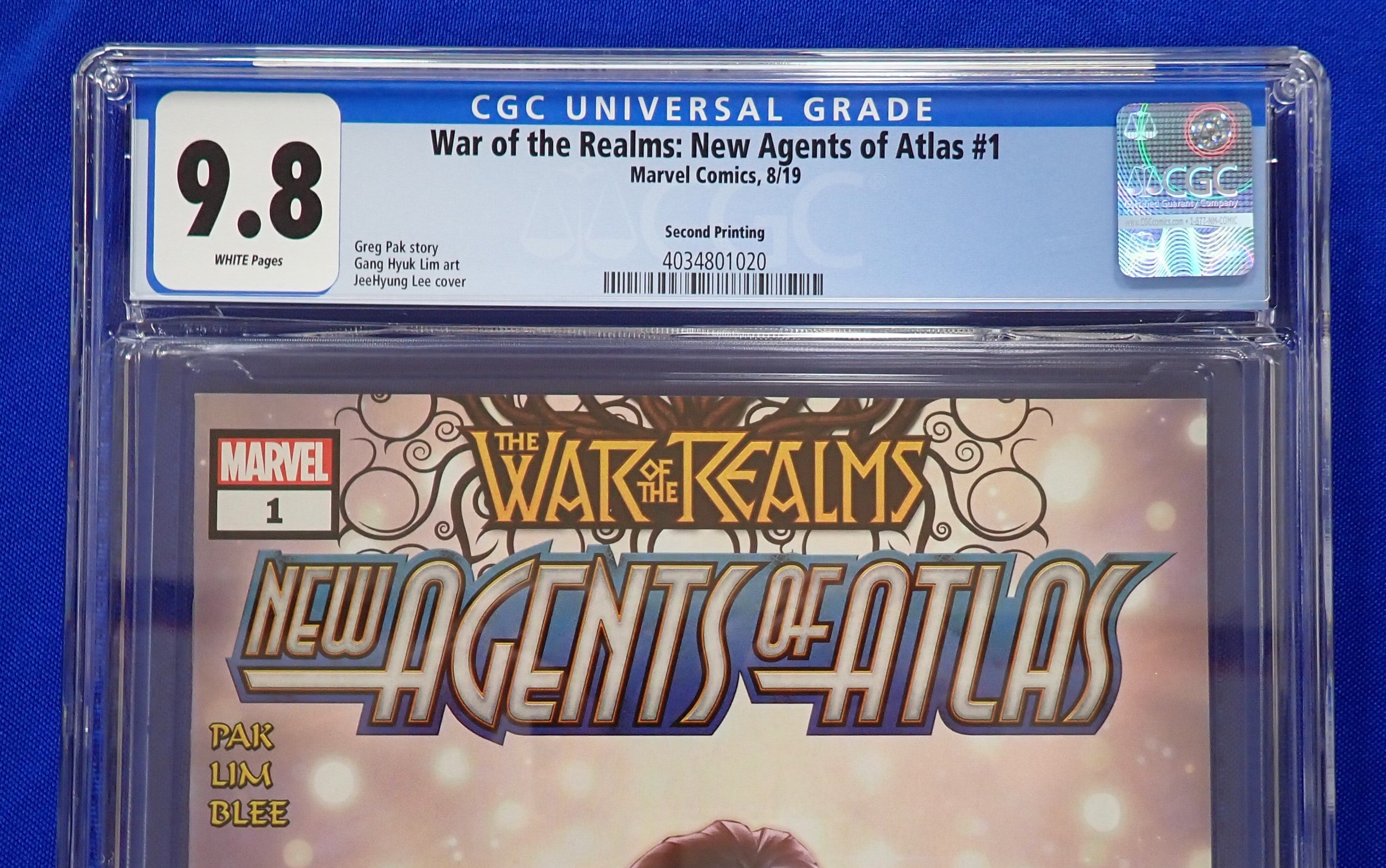 War of Realms: New Agents of Atlas #1 (2019) - CGC 9.8 - 2nd Printing Variant