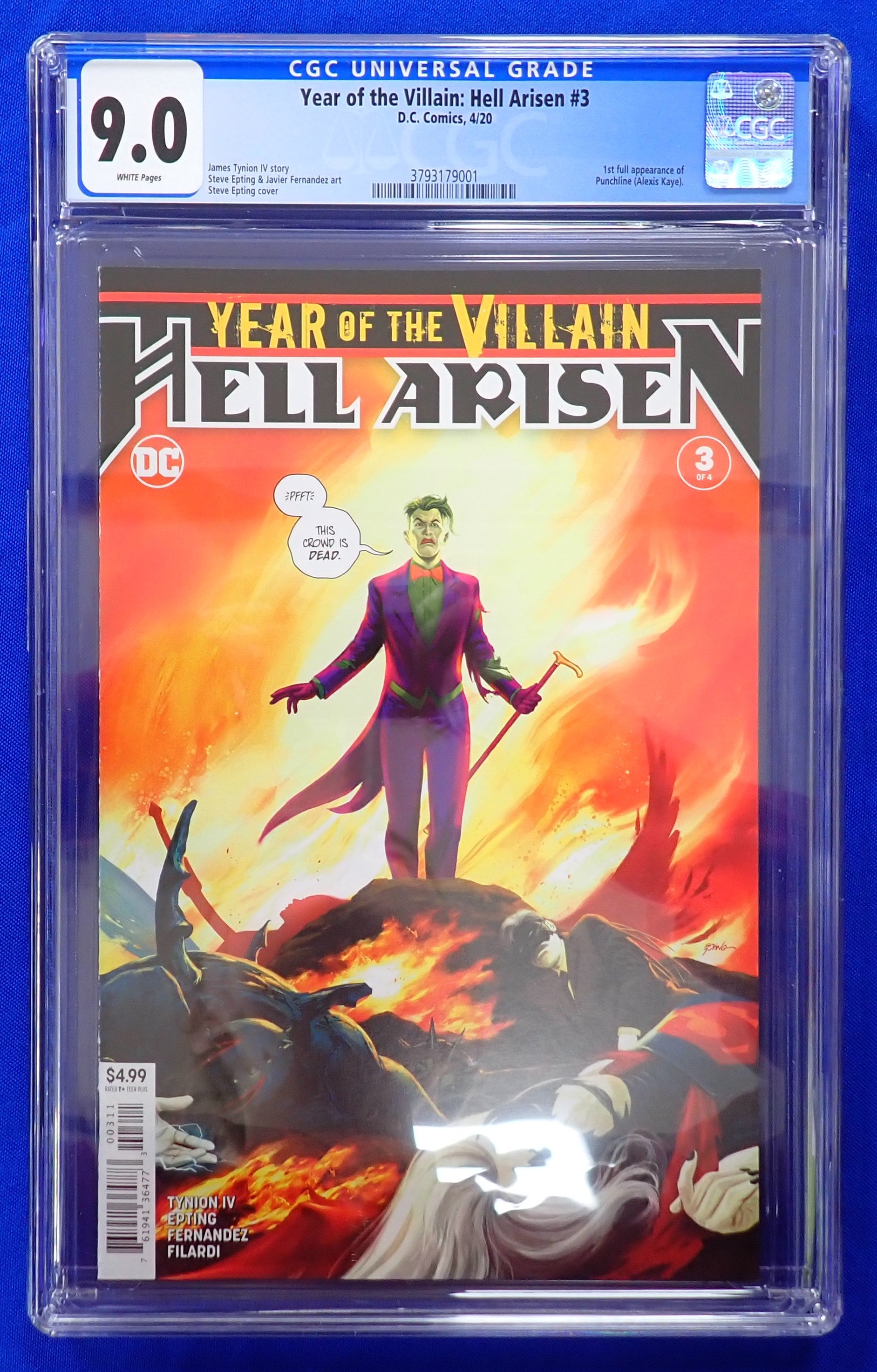 Year of the Villain: Hell Arisen #3 (2020) - CGC 9.0 - 1st Full Punchline App.