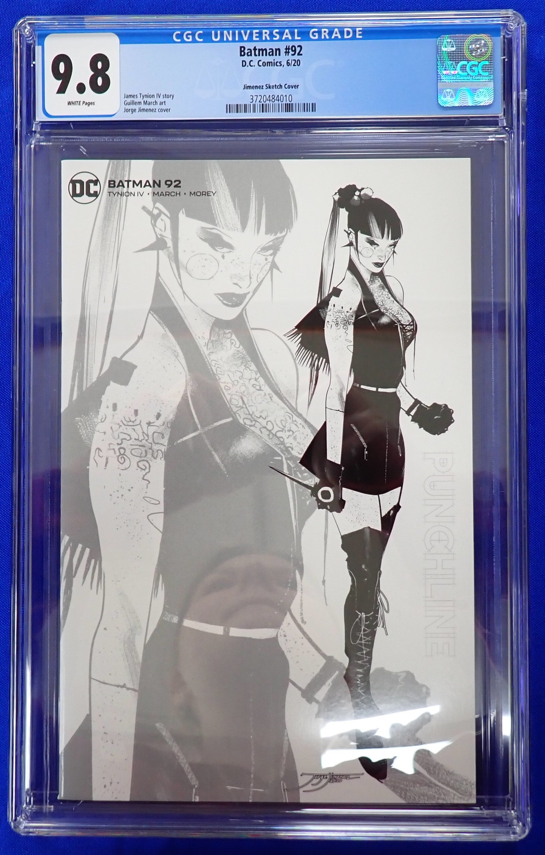Batman #92 (2020) - CGC 9.8 - Jimenez Sketch Variant Cover