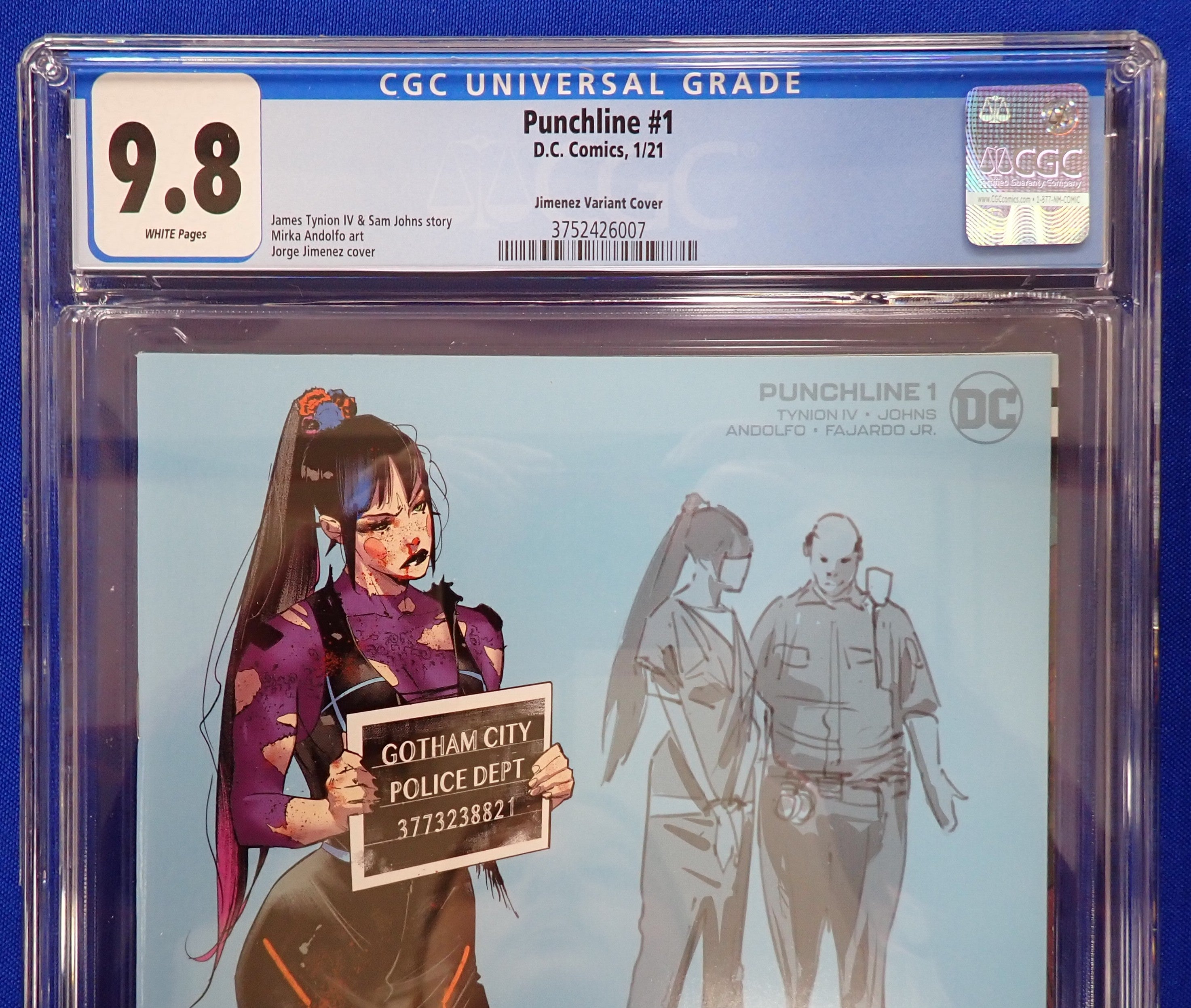 Punchline #1 (2021) - CGC 9.8 - Jorge Jimenez Variant Cover
