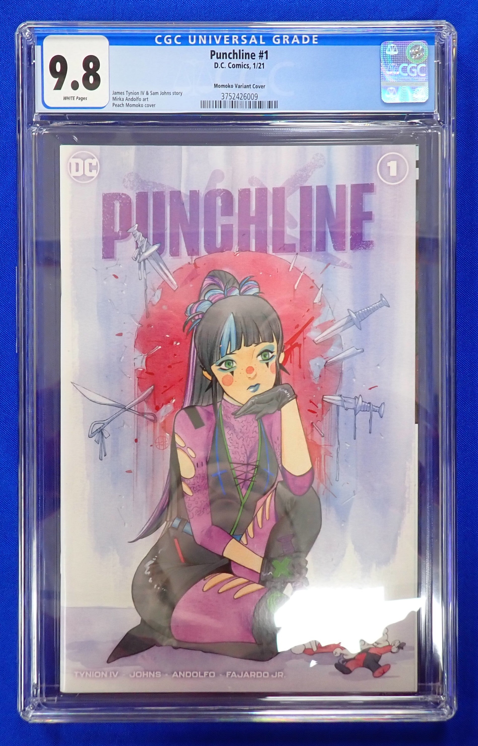 Punchline #1 (2021) - CGC 9.8 - Peach Momoko Variant Cover
