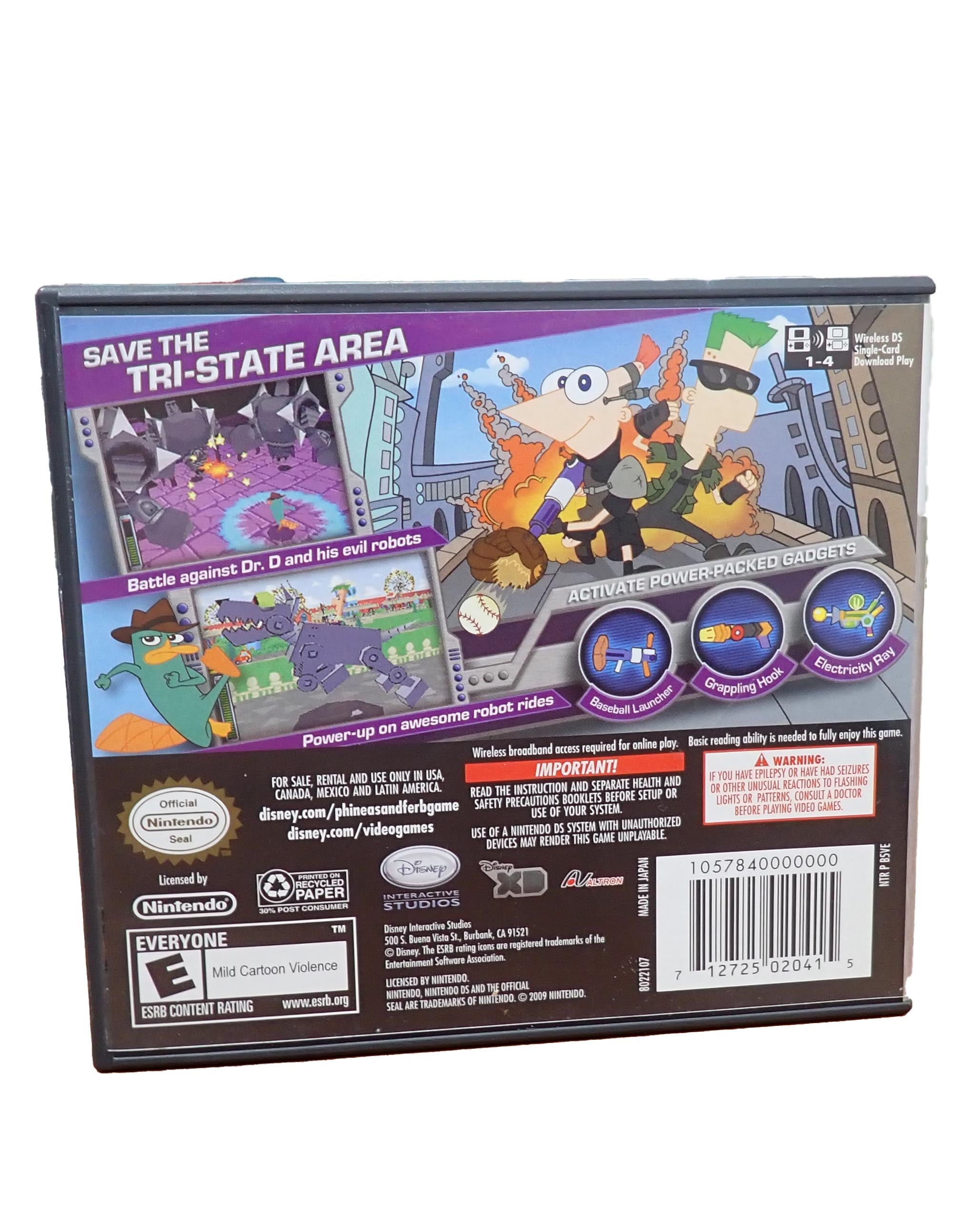 Phineas and Ferb: Across the 2nd Dimension - DS