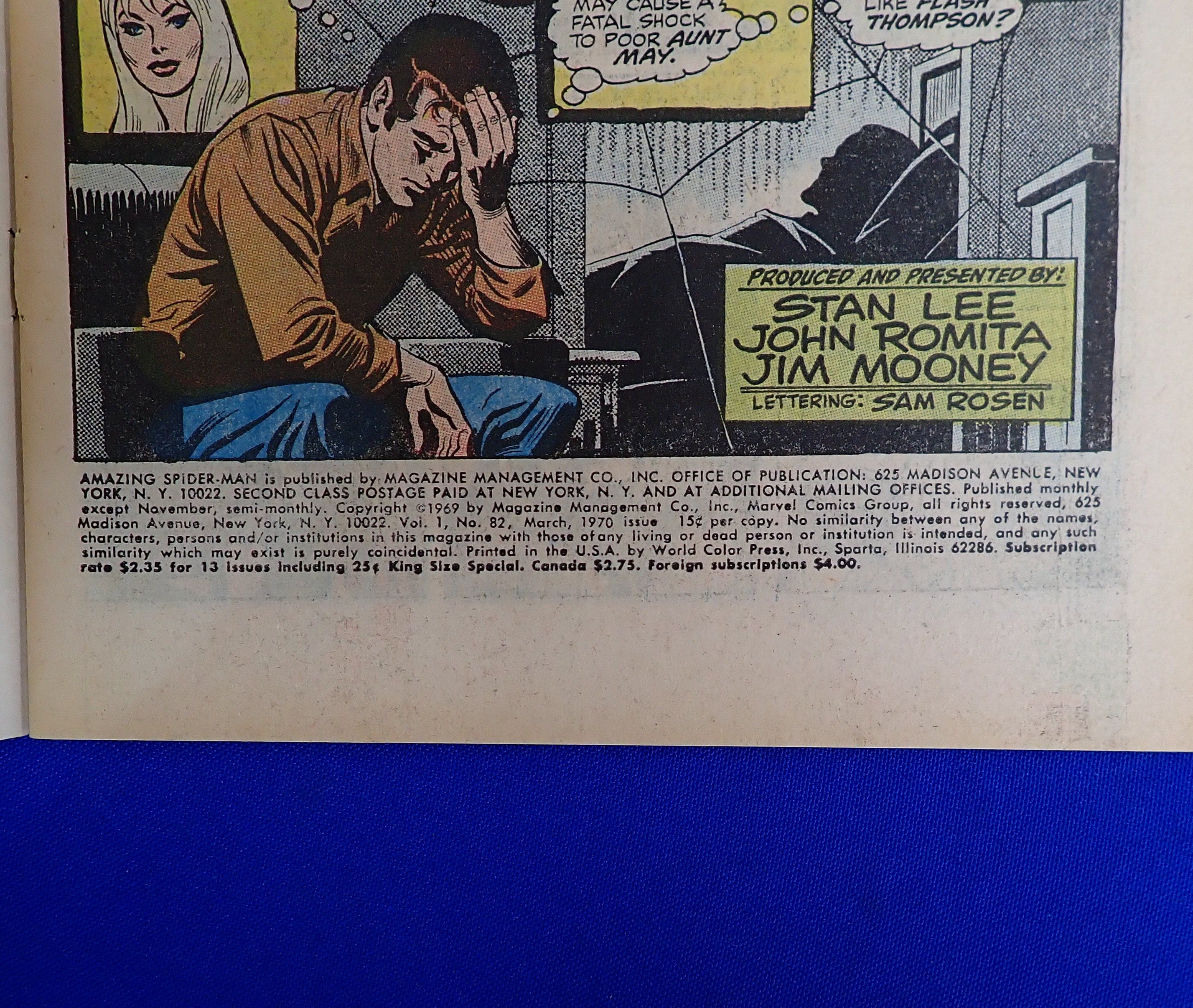 Amazing Spider-Man #82 (1970) - VG/FN- - (5.0/5.5) - Electro App.