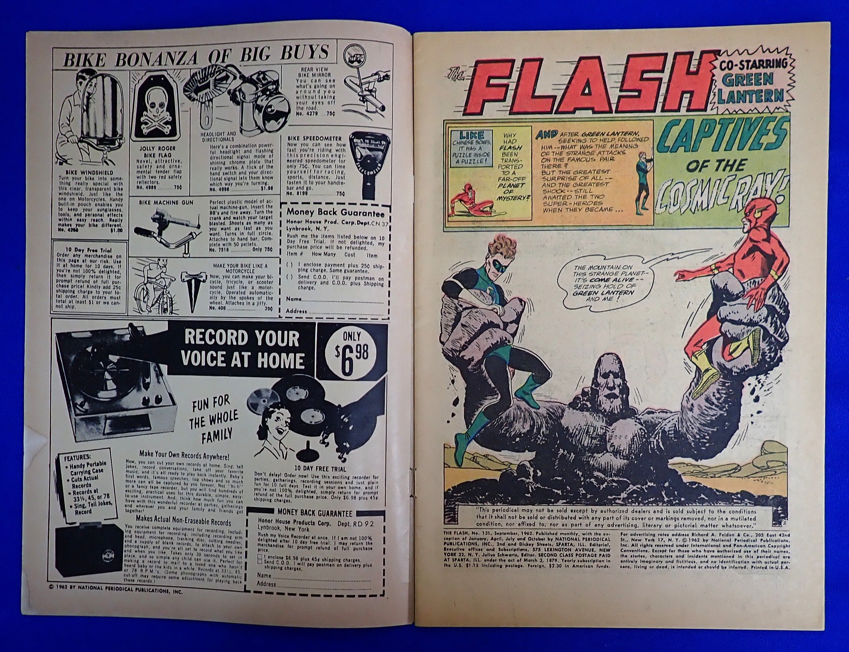 Flash #131 (1962) - VG- (3.5) - 1st Green Lantern in Flash