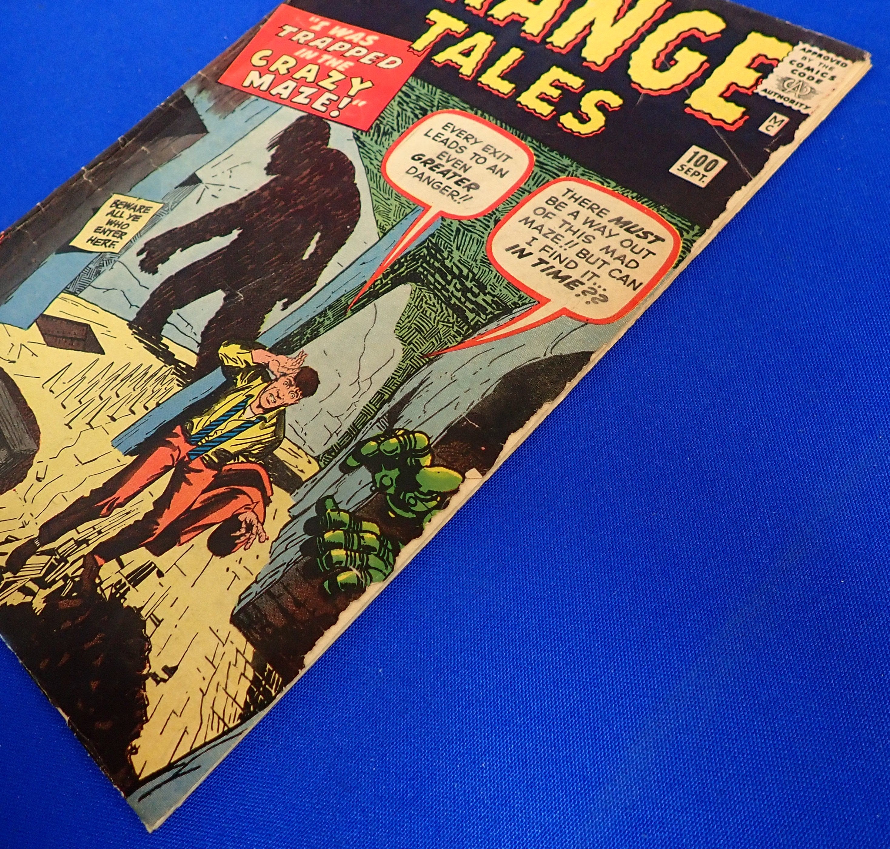 Strange Tales #100 (1962) - G/G+ - (2.0/2.5) - Interior Art of an A-Bomb