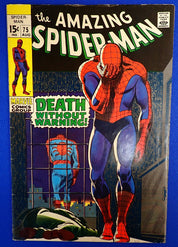 Amazing Spider-Man #75 (1969) - FN- (5.5/6.0) - Iconic Cover by John Romita Sr.