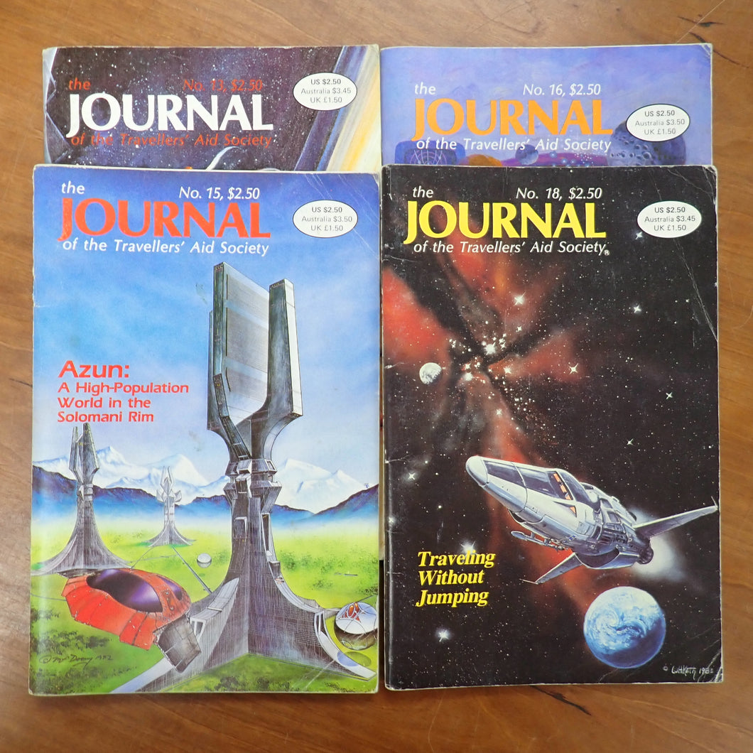 The Journal of the Travellers' Aid Society issues 13, 15, 16, and 18