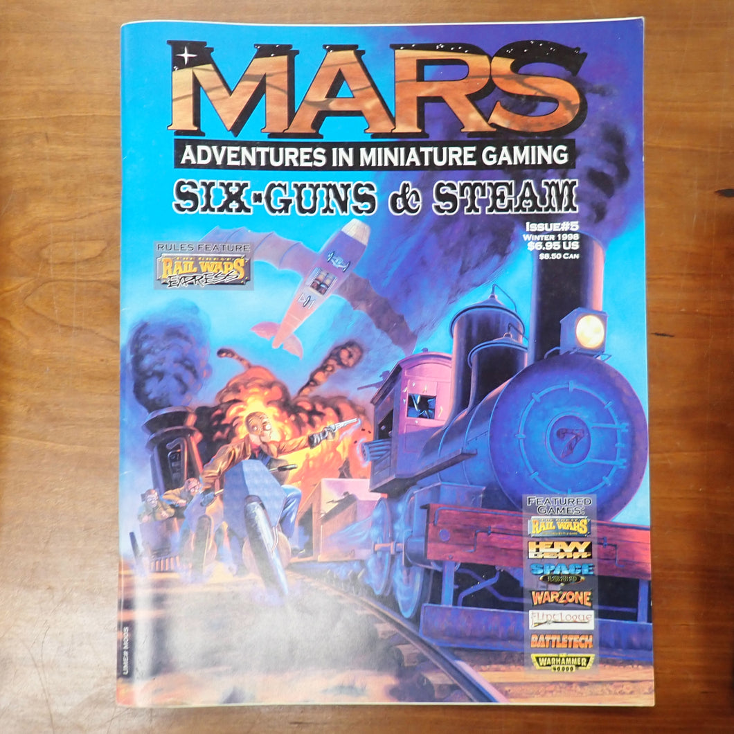 Mars Adventures in Miniature Gaming: Six-Guns & Steam