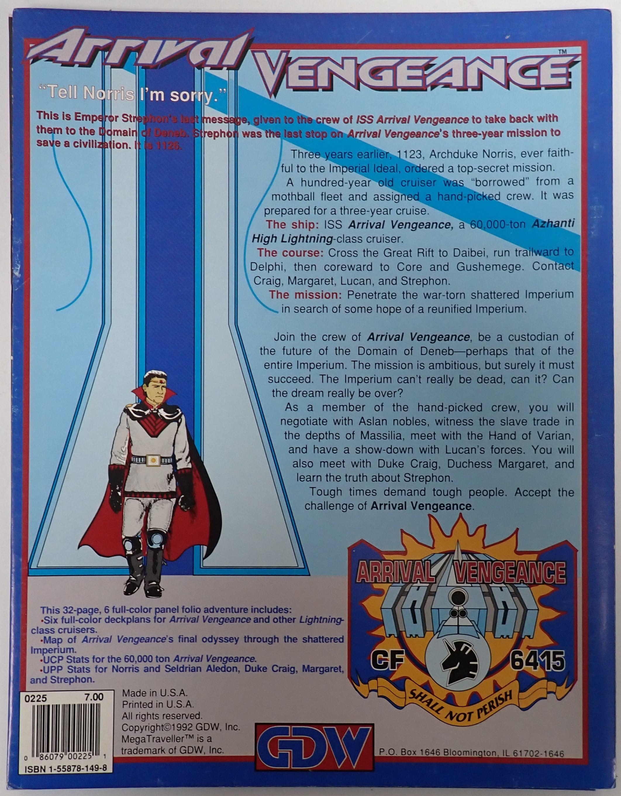 Mega Traveler: Arrival Vengeance - The Final Odyssey (USED)