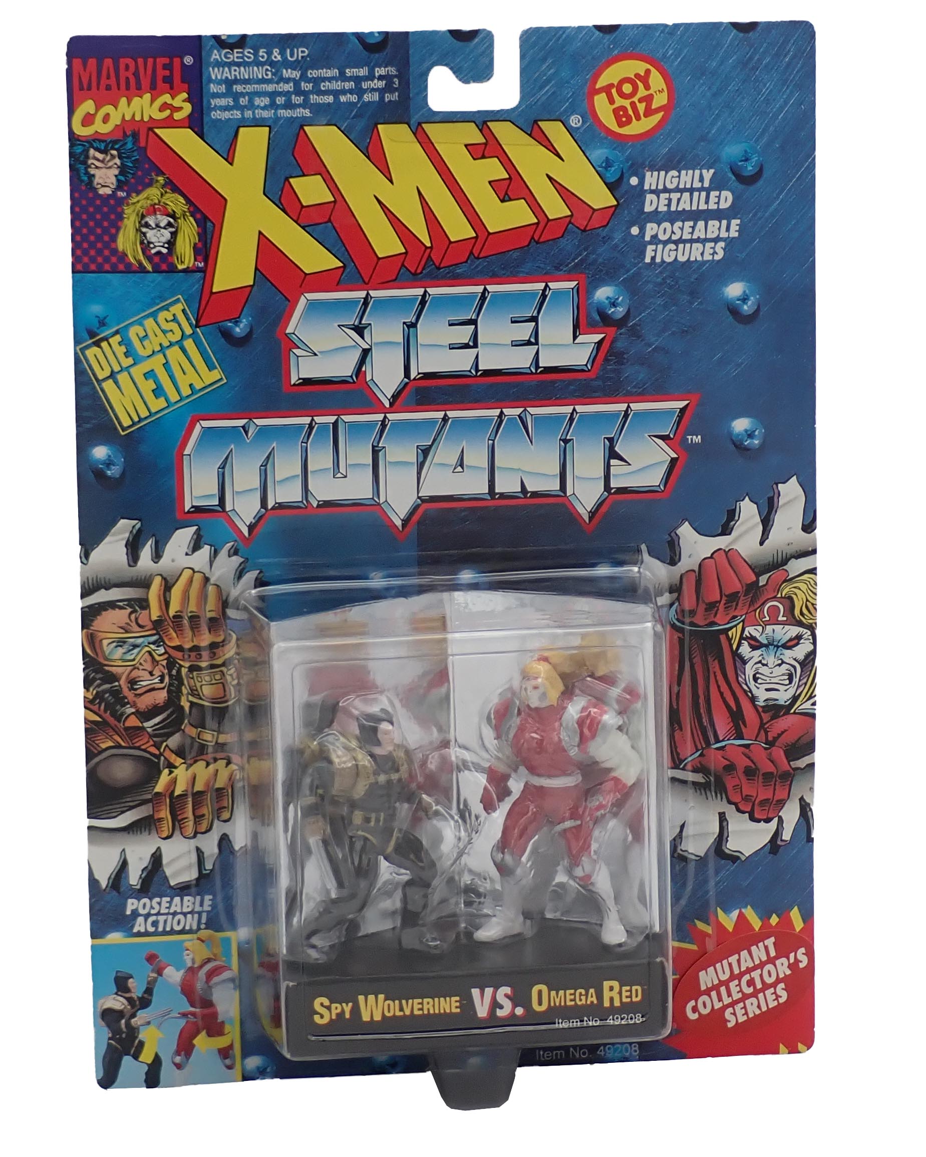 Spy Wolverine vs. Omega Red - X-Men Steel Mutants