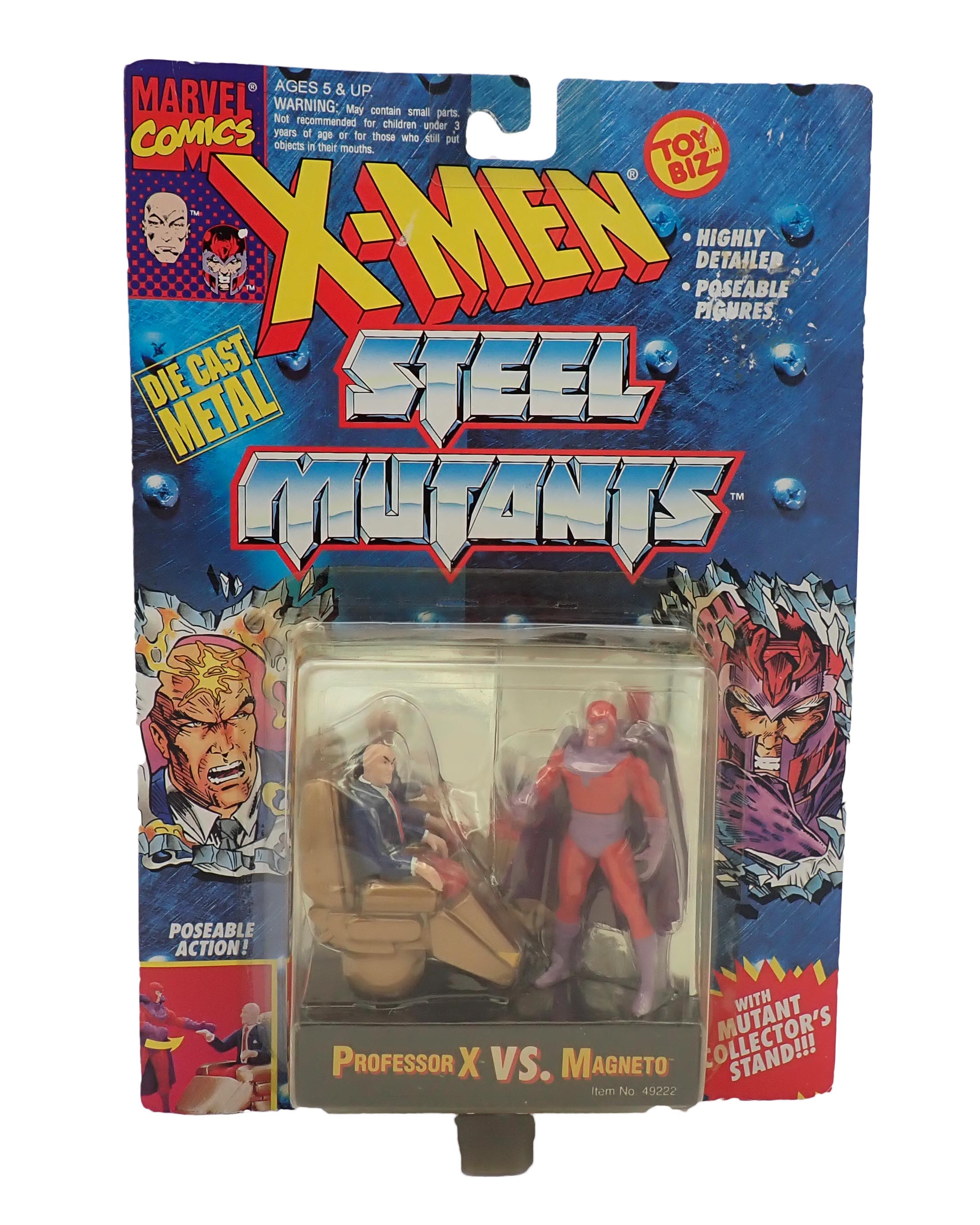Professor X VS. Magneto X-Men Steel Mutants Figures
