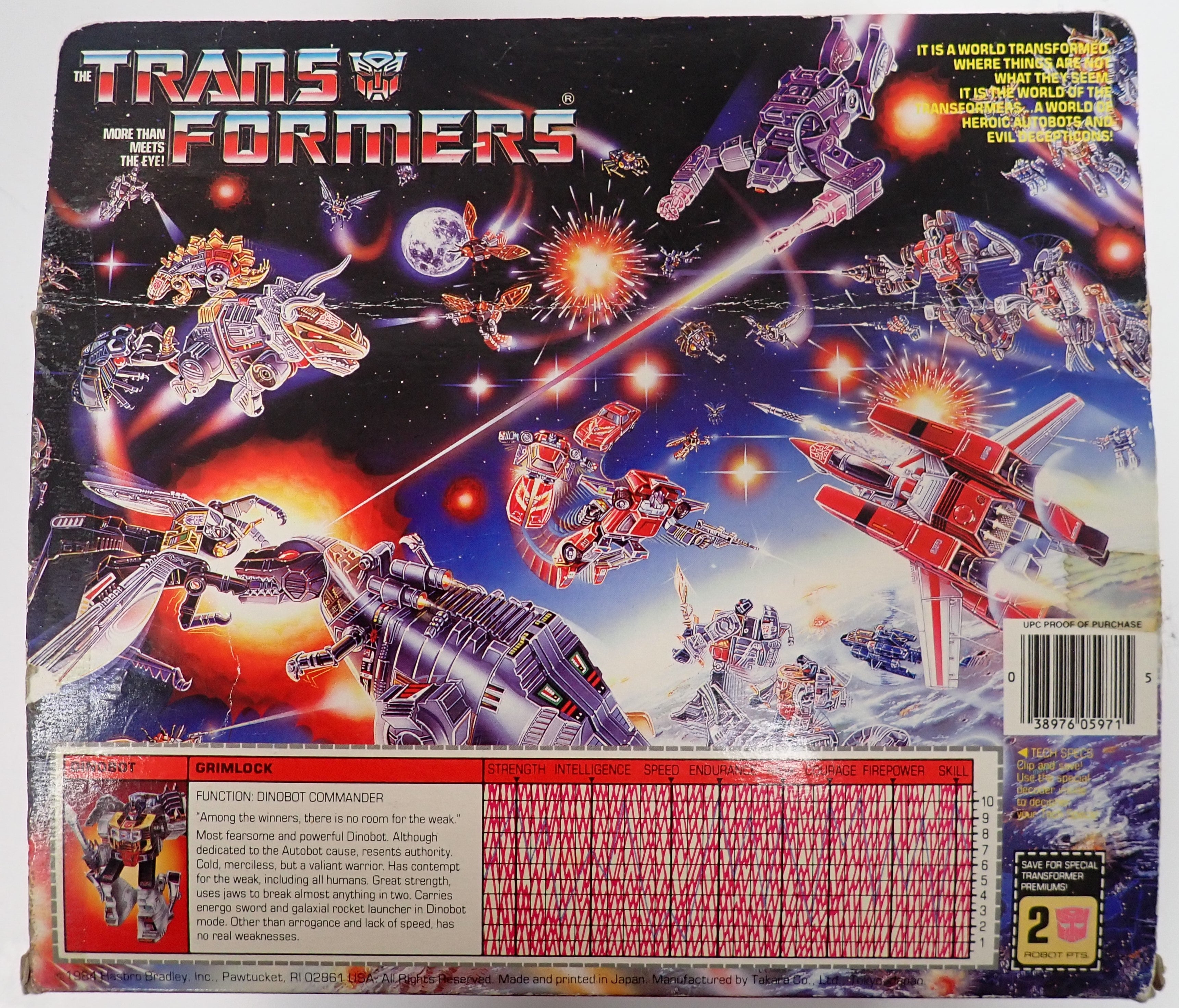 Dinobots: Grimlock - G1 [1984] (INCOMPLETE)
