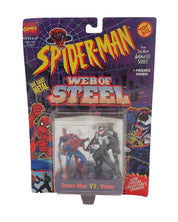 Spider-Man VS. Venom - Spider-Man Web of Steel Figures