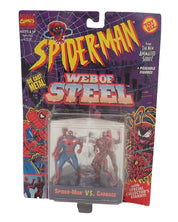 Spider-Man VS. Carnage Spider-Man Web of Steel Figures