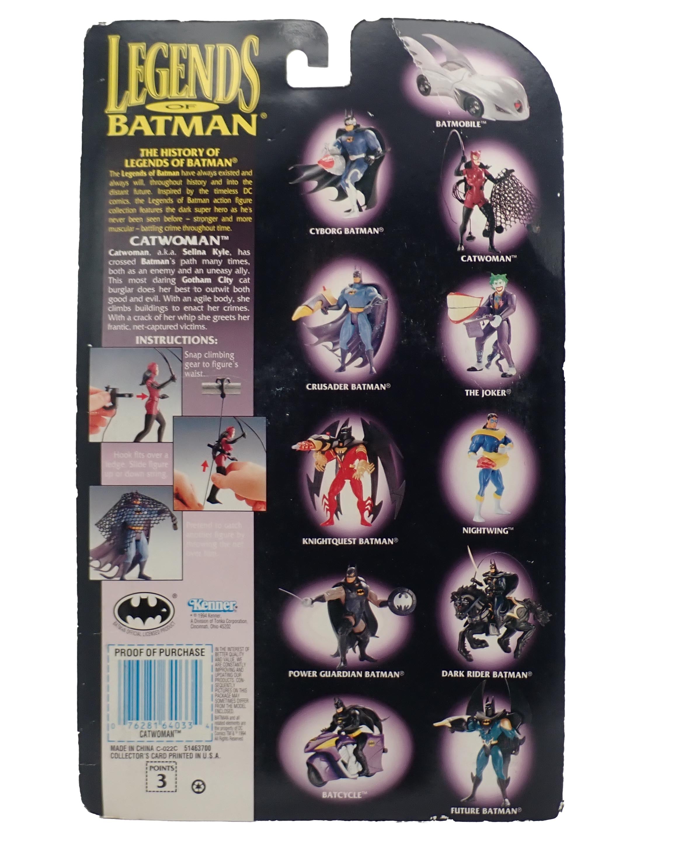 Catwoman with Quick-Climb Claw and Capture Net - Legends of Batman Figure