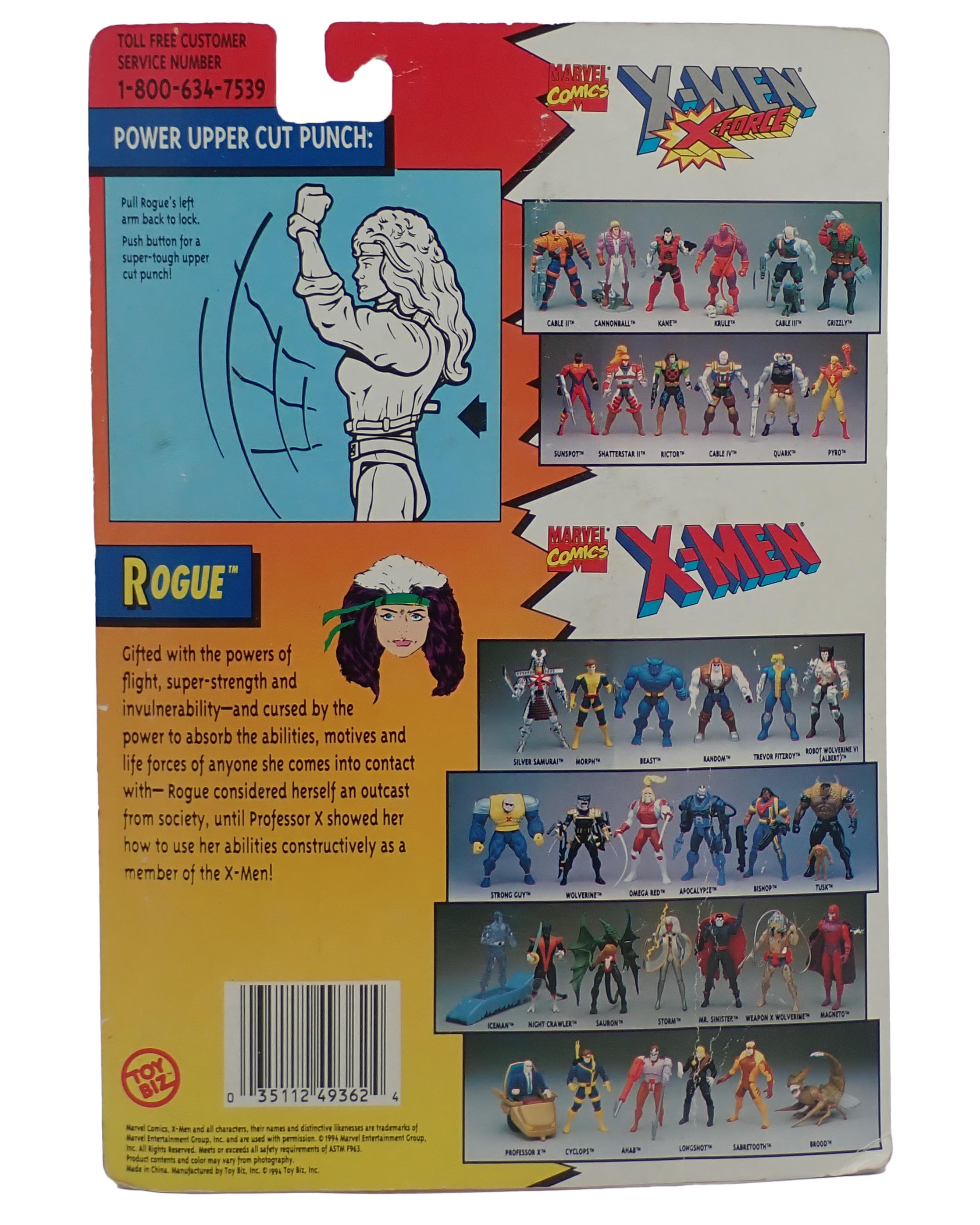 Rogue (Power Uppercut Punch!) - X-Men Figure
