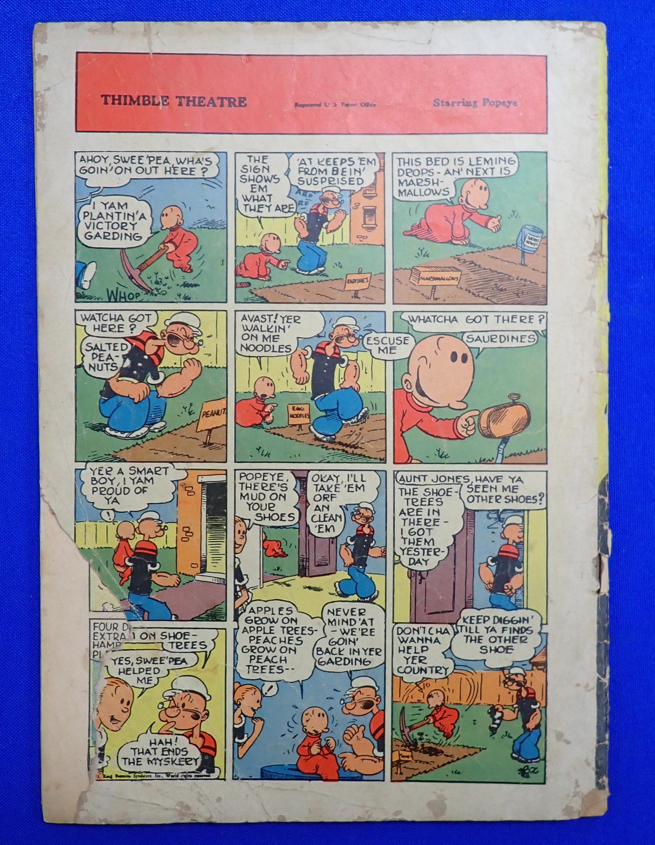 Popeye and Wimpy #70 (1943) - FR/GD (1.5)