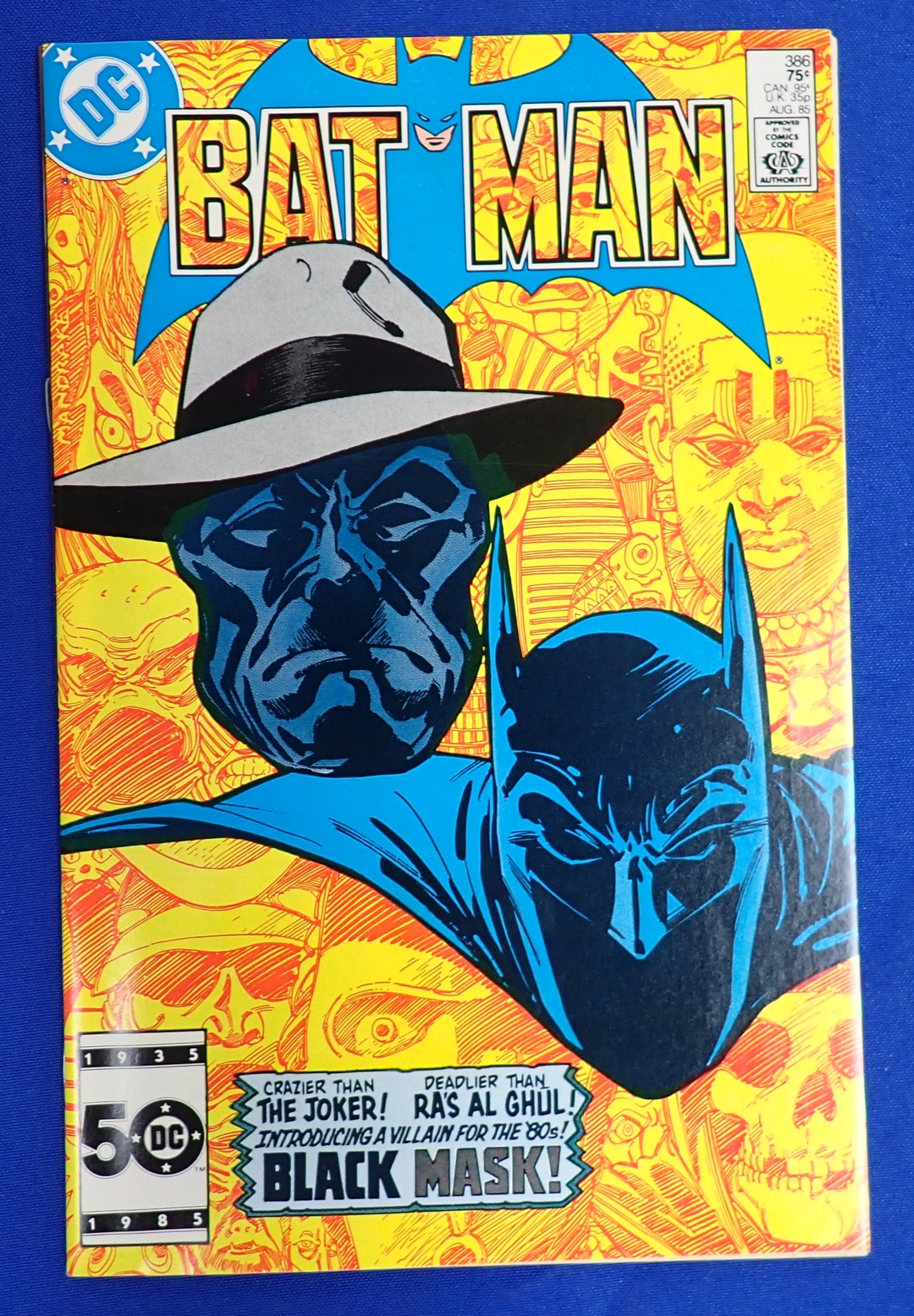 Batman #386 (1985) - VF/NM (9.0) - 1st Black Mask