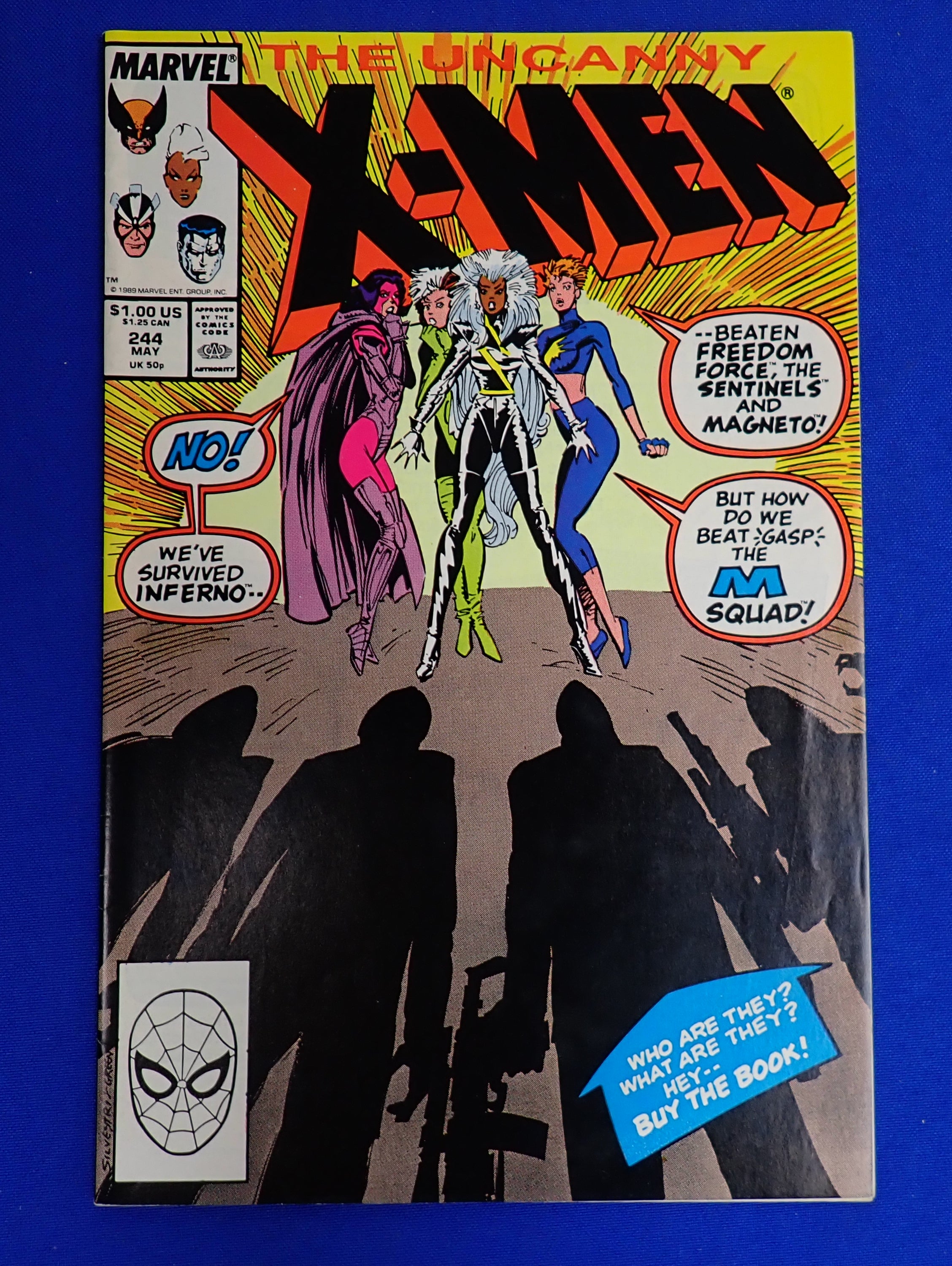 Uncanny X-Men #244 (1984) - VF+ (8.5) - 1st Jubilee