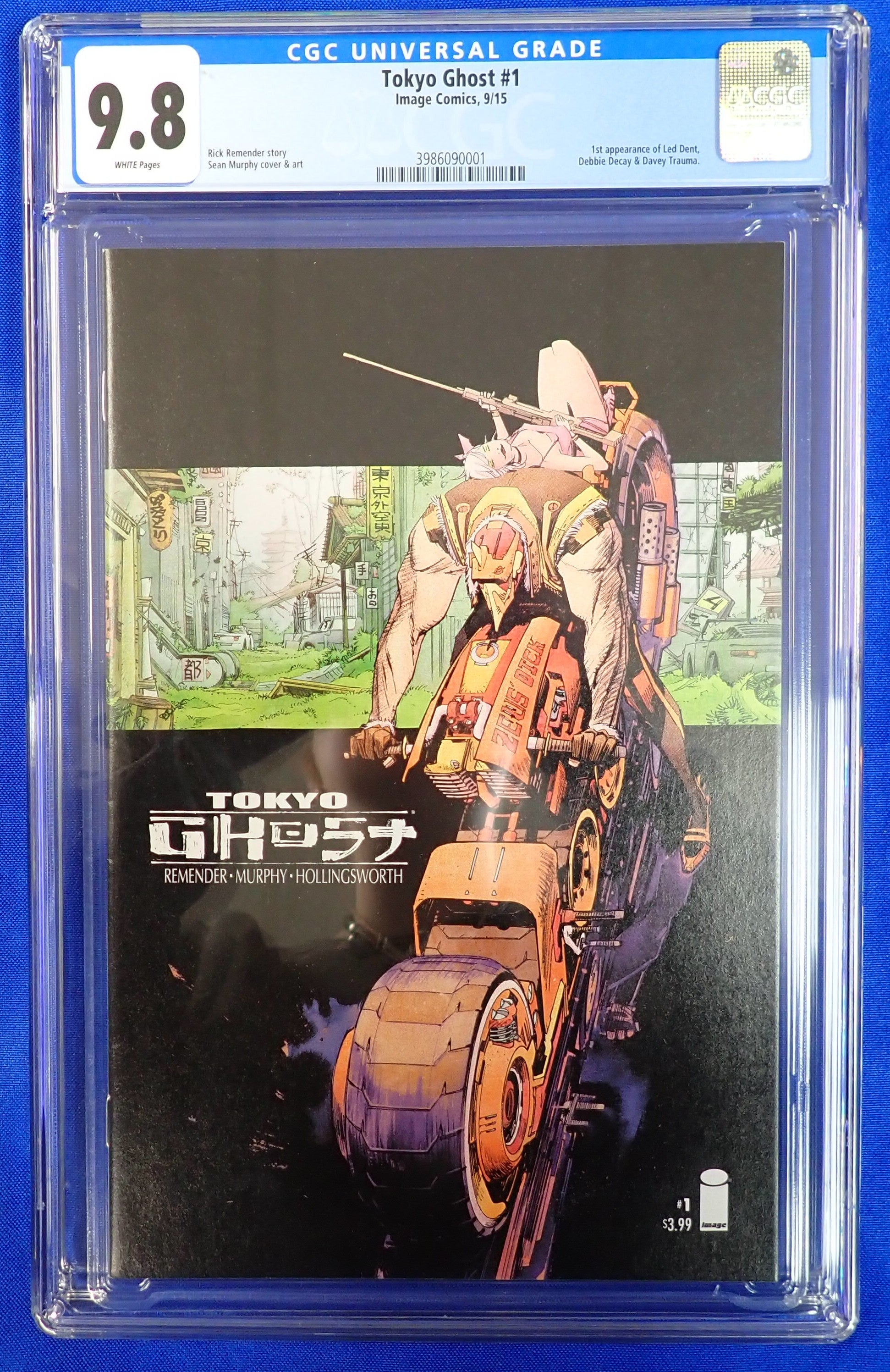 Tokyo Ghost #1 (2015) - CGC 9.8 - 1st Led Dent, Debbie Decay, & Davey Trauma