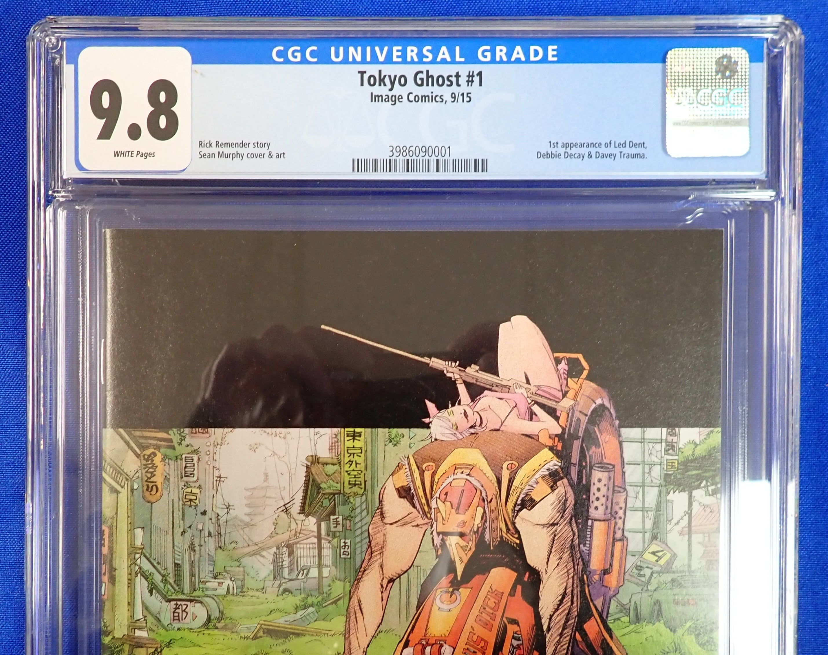 Tokyo Ghost #1 (2015) - CGC 9.8 - 1st Led Dent, Debbie Decay, & Davey Trauma