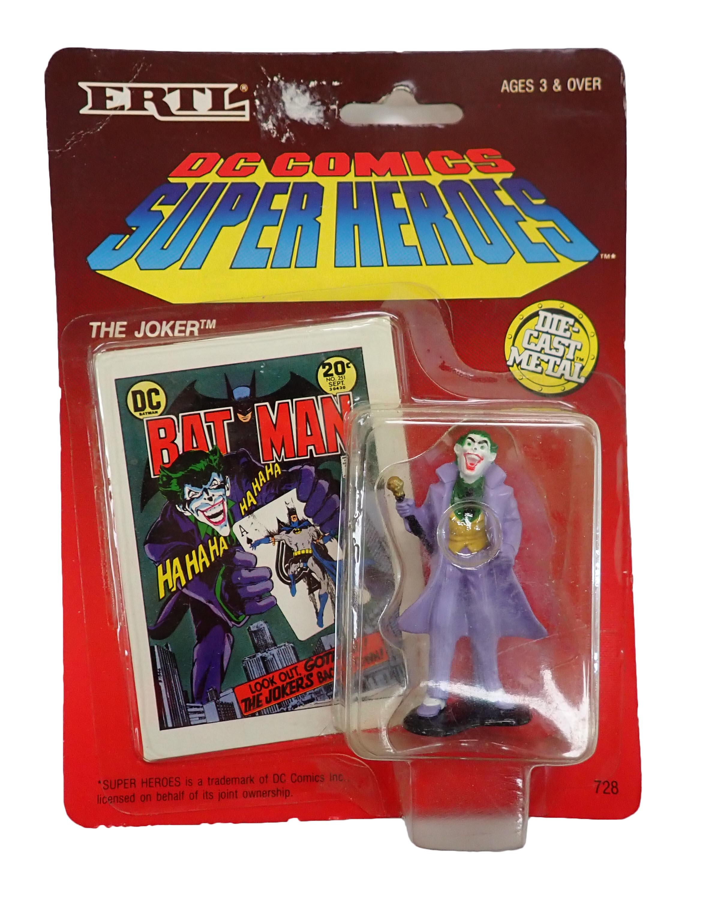 The Joker - ERTL Die Cast Metal Figure