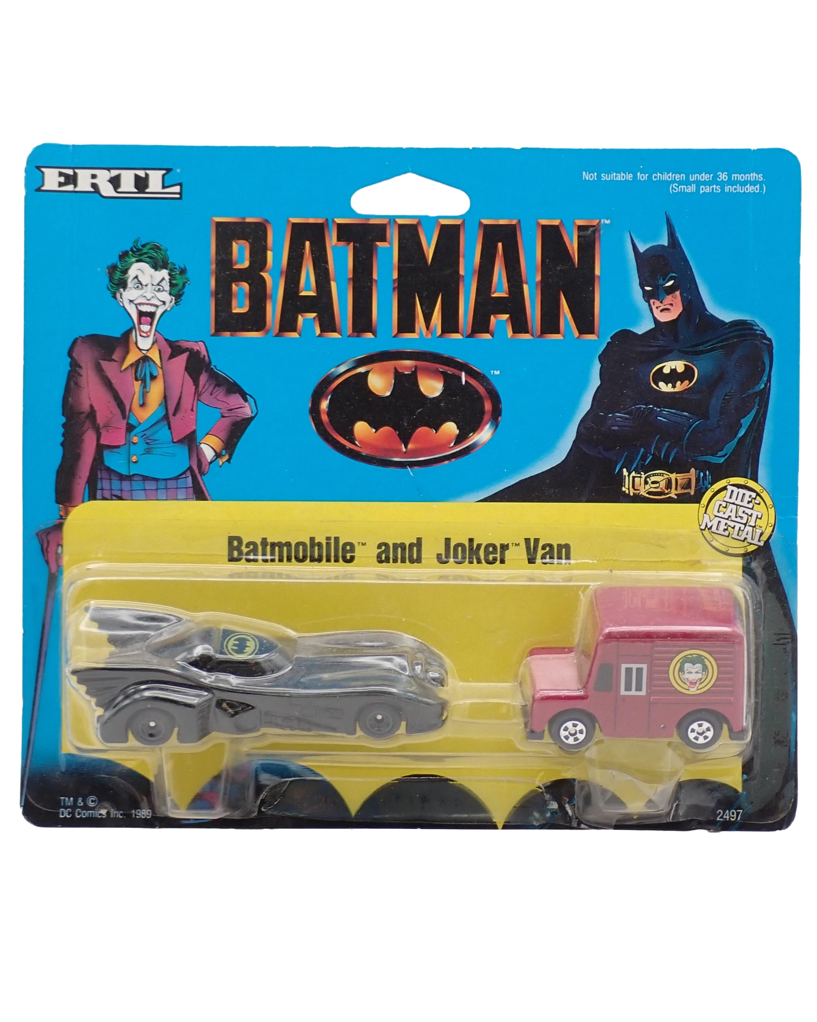 Batmobile & Joker Van - Batman Die Cast Vehicles