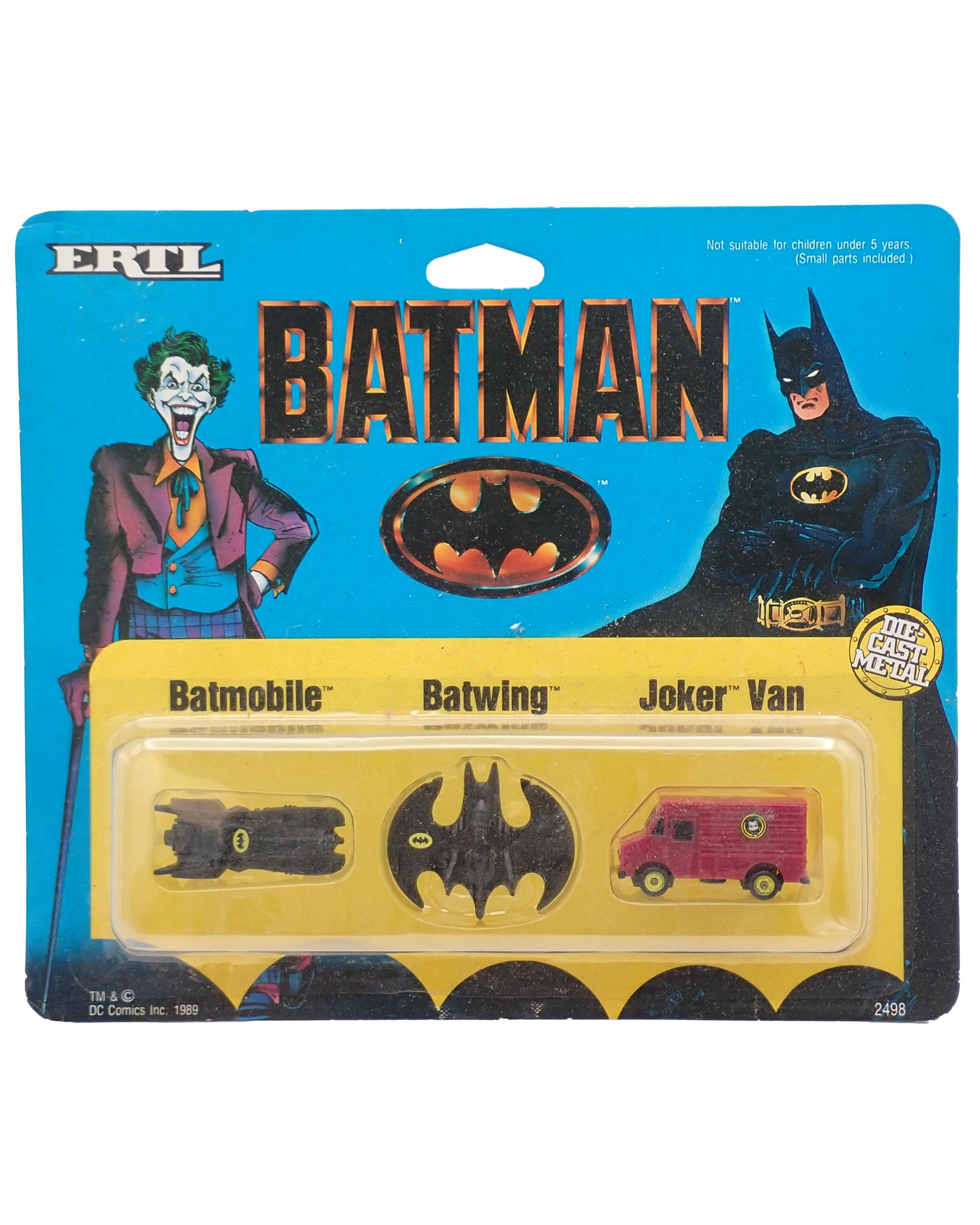 Batmobile, Batwing, & Joker Van - Batman Die Cast Vehicles