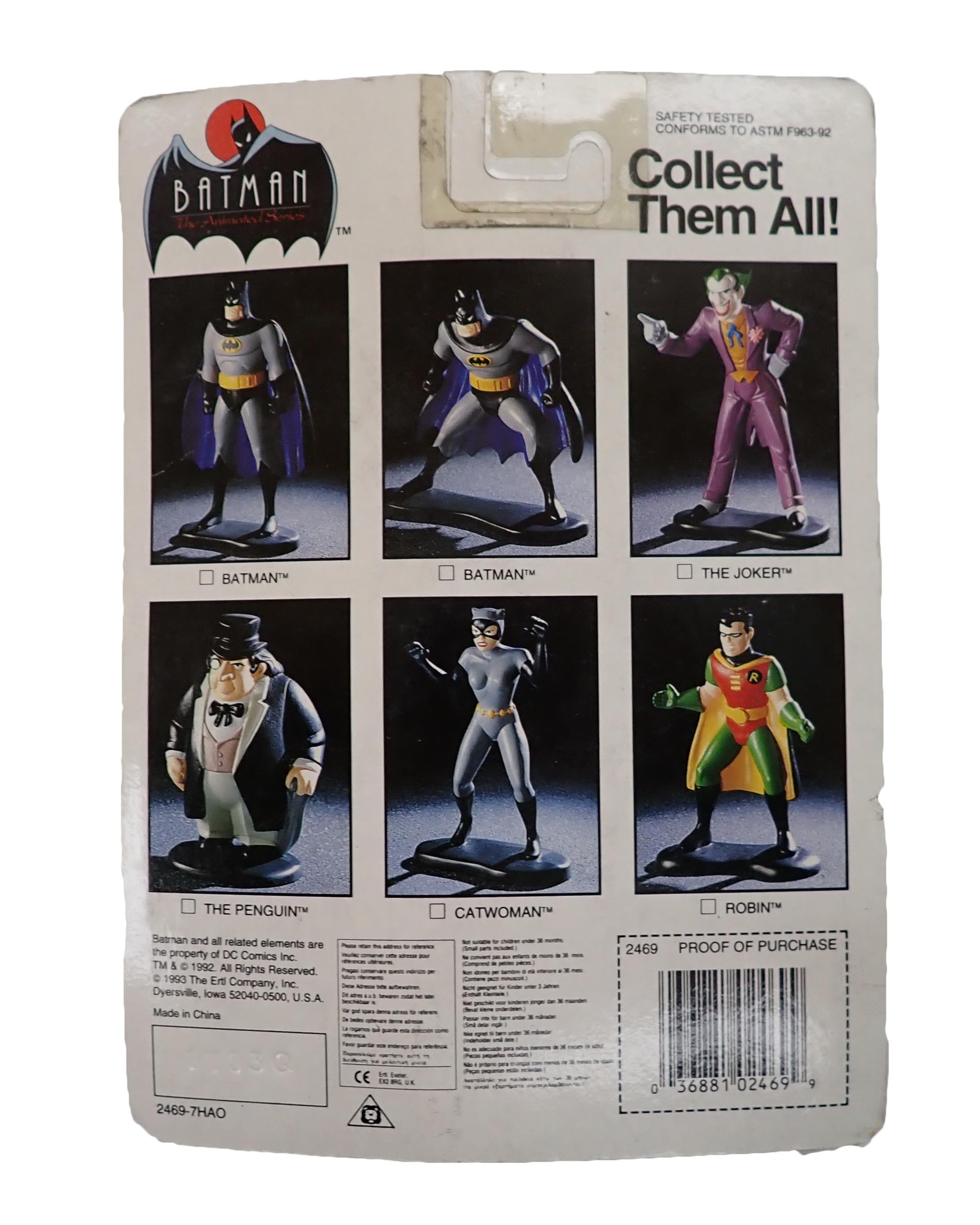 Batman (Crouched) - ERTL Die Cast Metal Figure