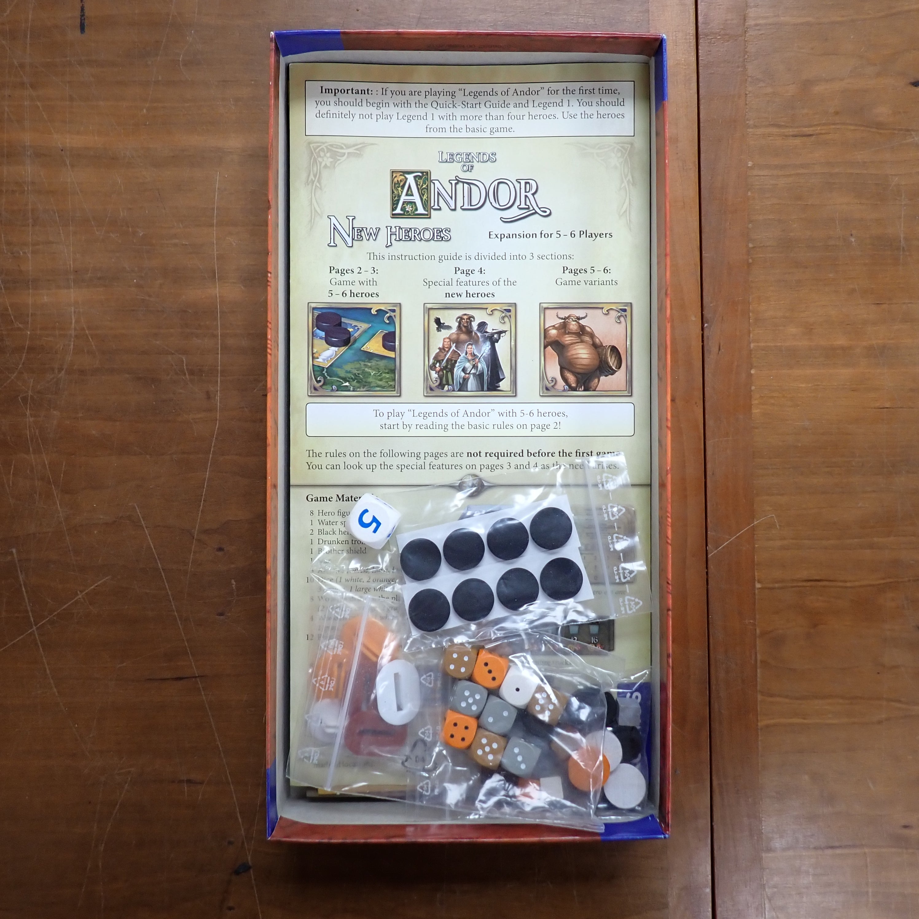 Legends of Andor - New Heroes (Used)