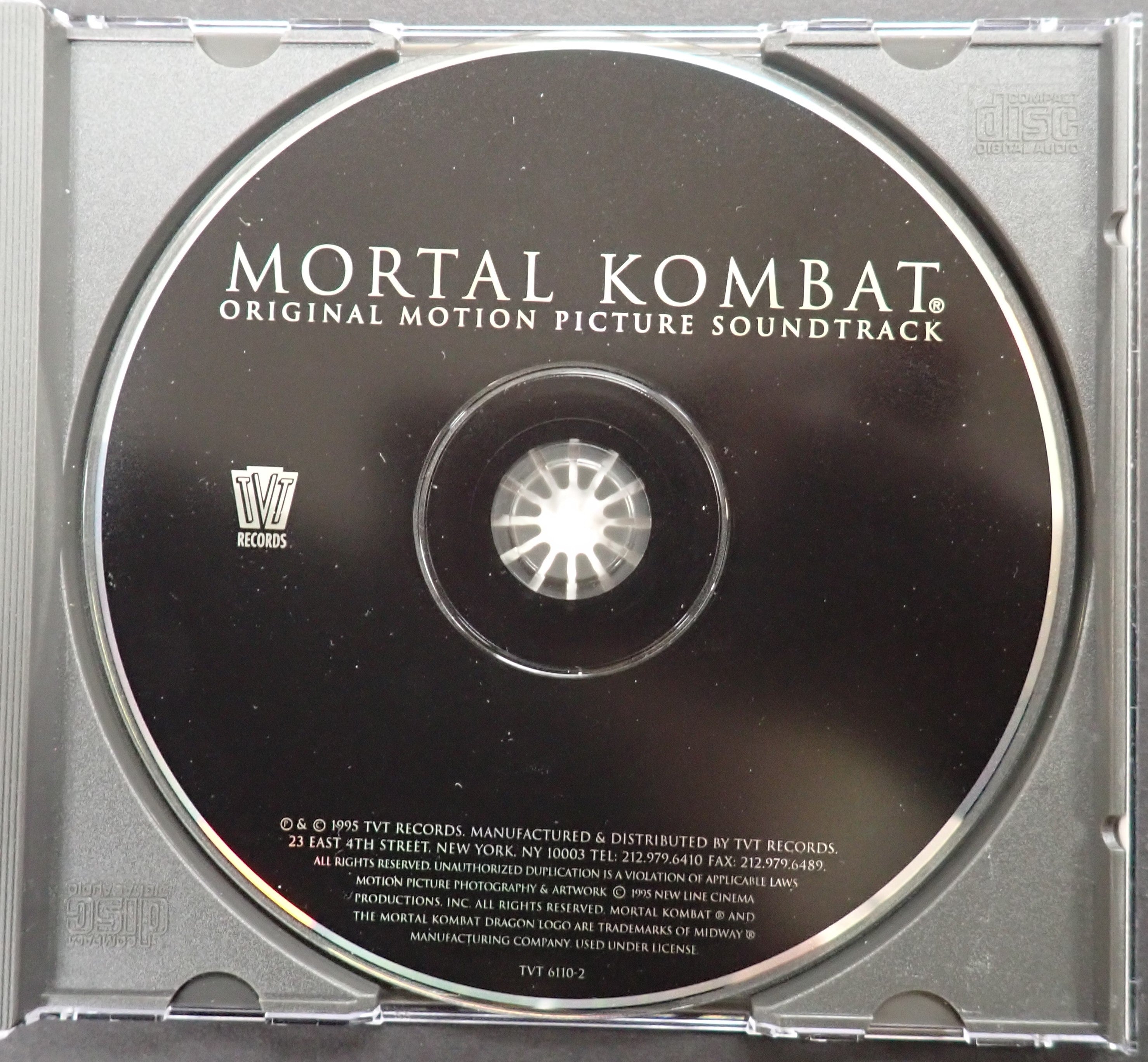 Mortal Kombat: Motion Picture Soundtrack - CD
